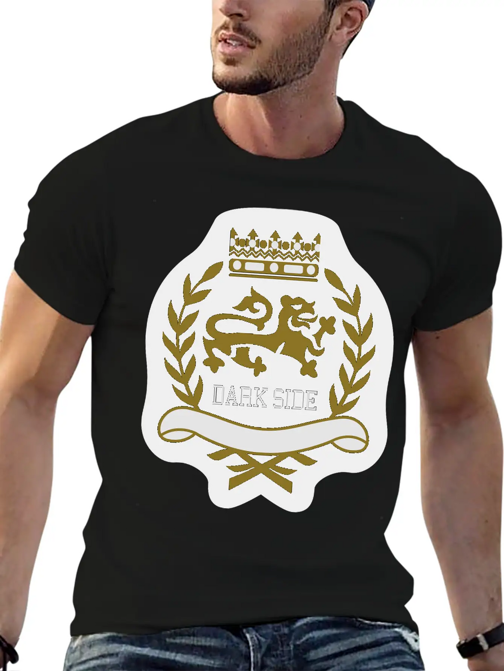 Dark Side Crest Unisex Short Sleeve Soft Cotton T-Shirt – Casual Everyday Wear