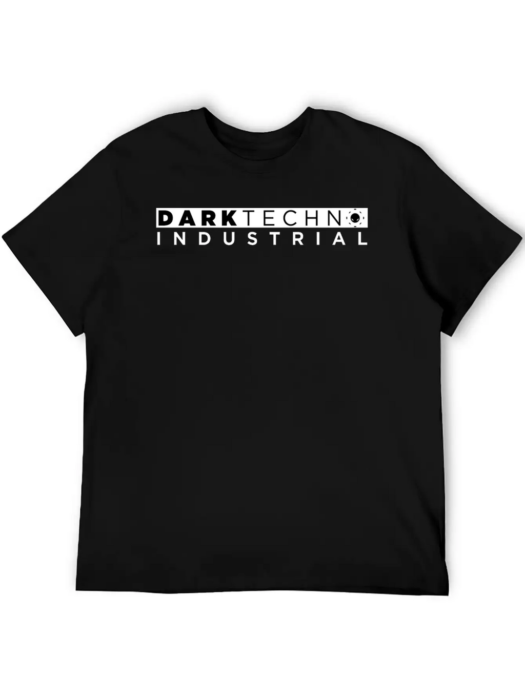Dark Techno Industrial Breathable Soft Cotton T-Shirt – Timeless Casual Look