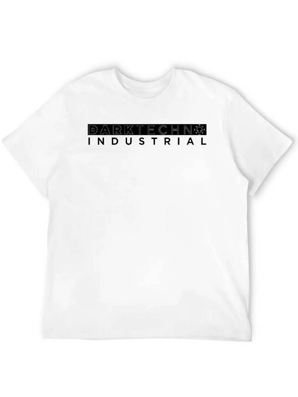 Dark Techno Industrial Breathable Soft Cotton T-Shirt – Timeless Casual Look