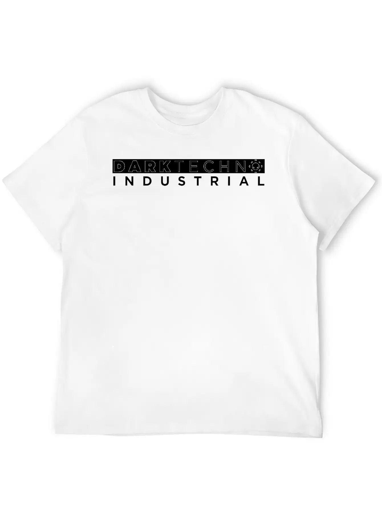 Dark Techno Industrial Breathable Soft Cotton T-Shirt – Timeless Casual Look