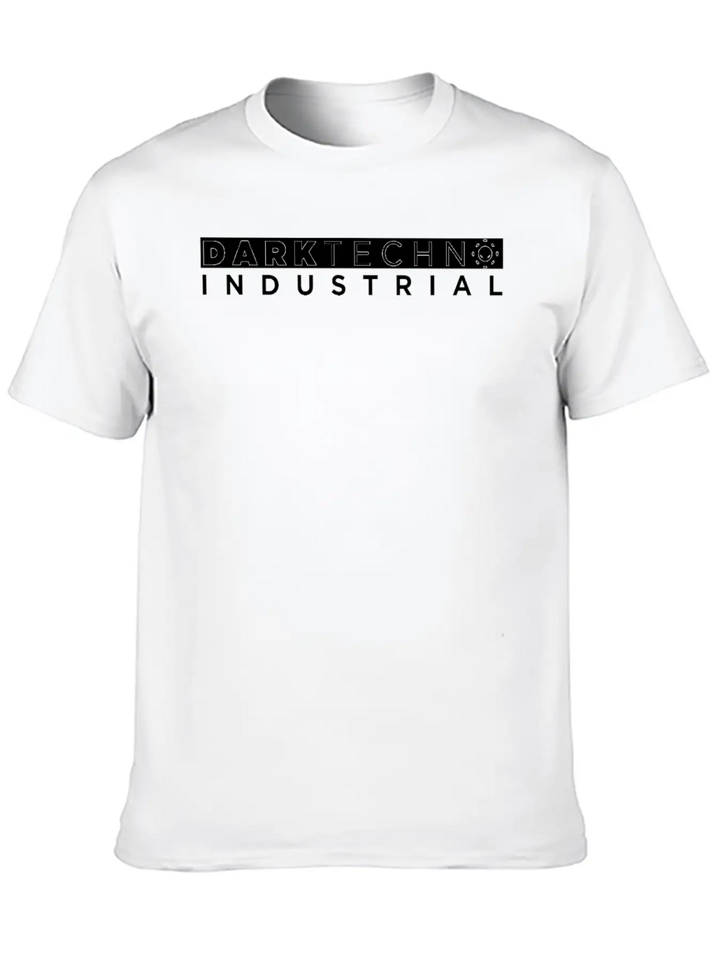 Dark Techno Industrial Breathable Soft Cotton T-Shirt – Timeless Casual Look