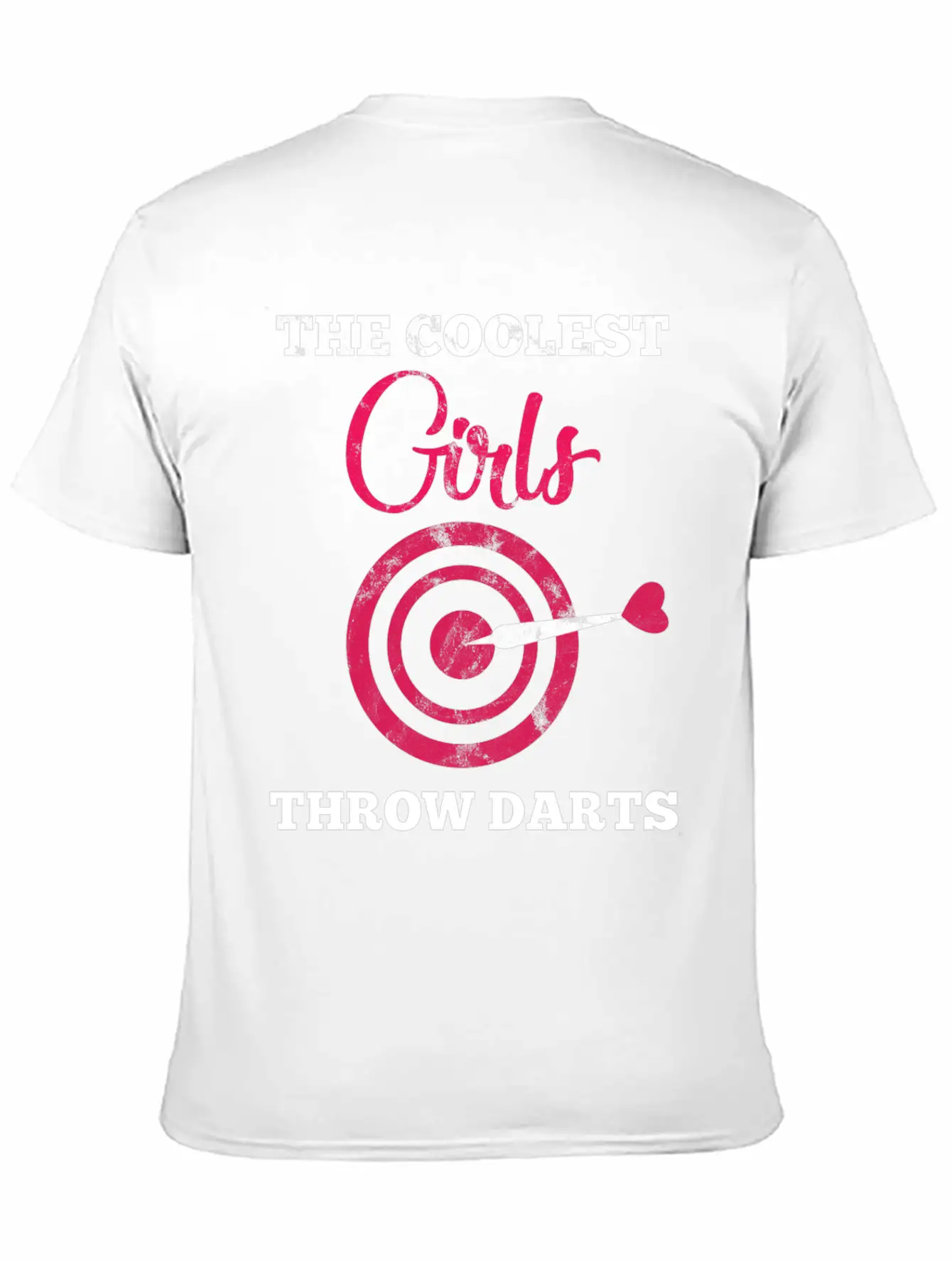 Dart Girl - Arrow - Bullseye - Triple - Gift Breathable Soft Cotton T-Shirt – Timeless Casual Look