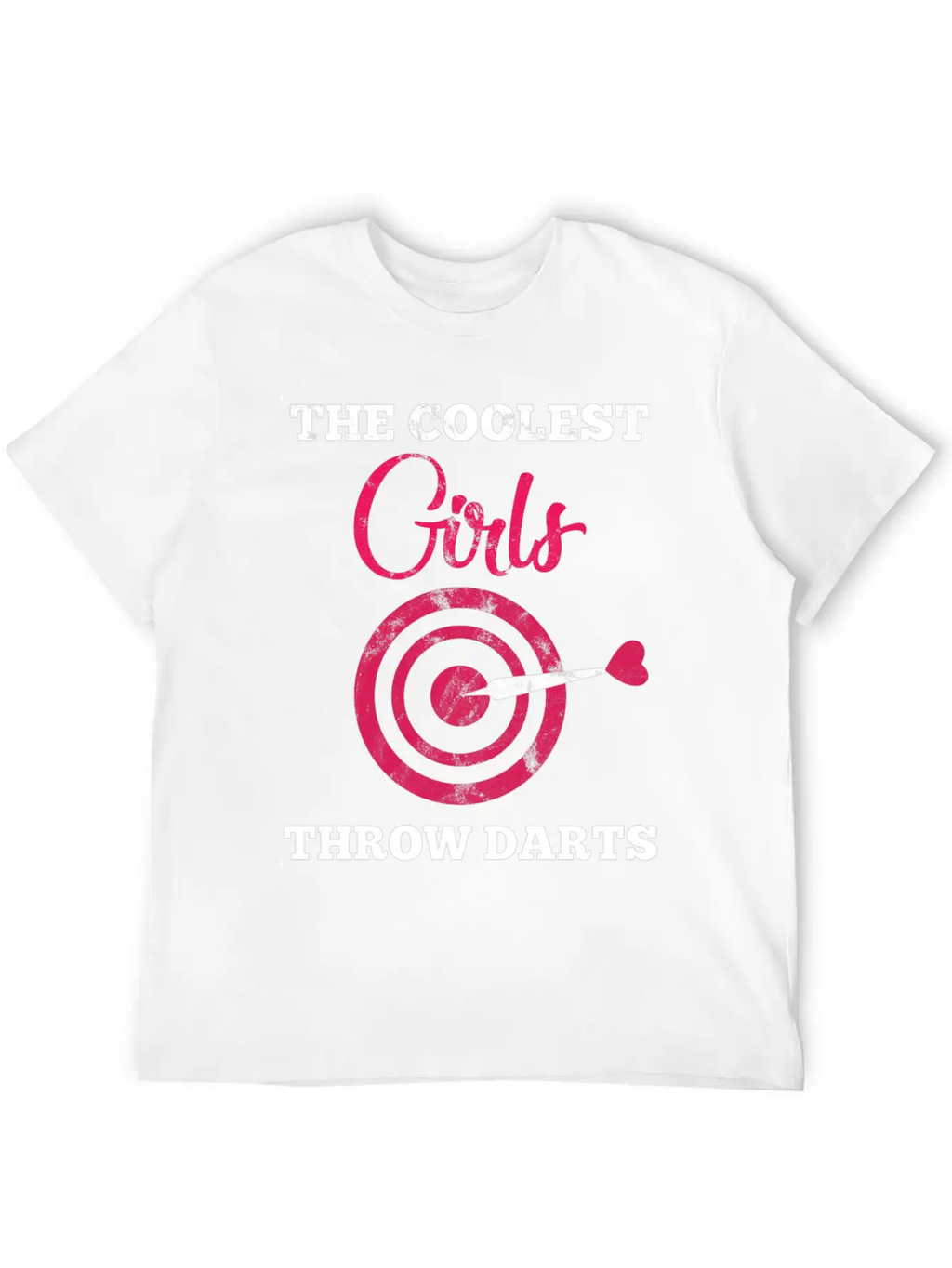 Dart Girl - Arrow - Bullseye - Triple - Gift Breathable Soft Cotton T-Shirt – Timeless Casual Look