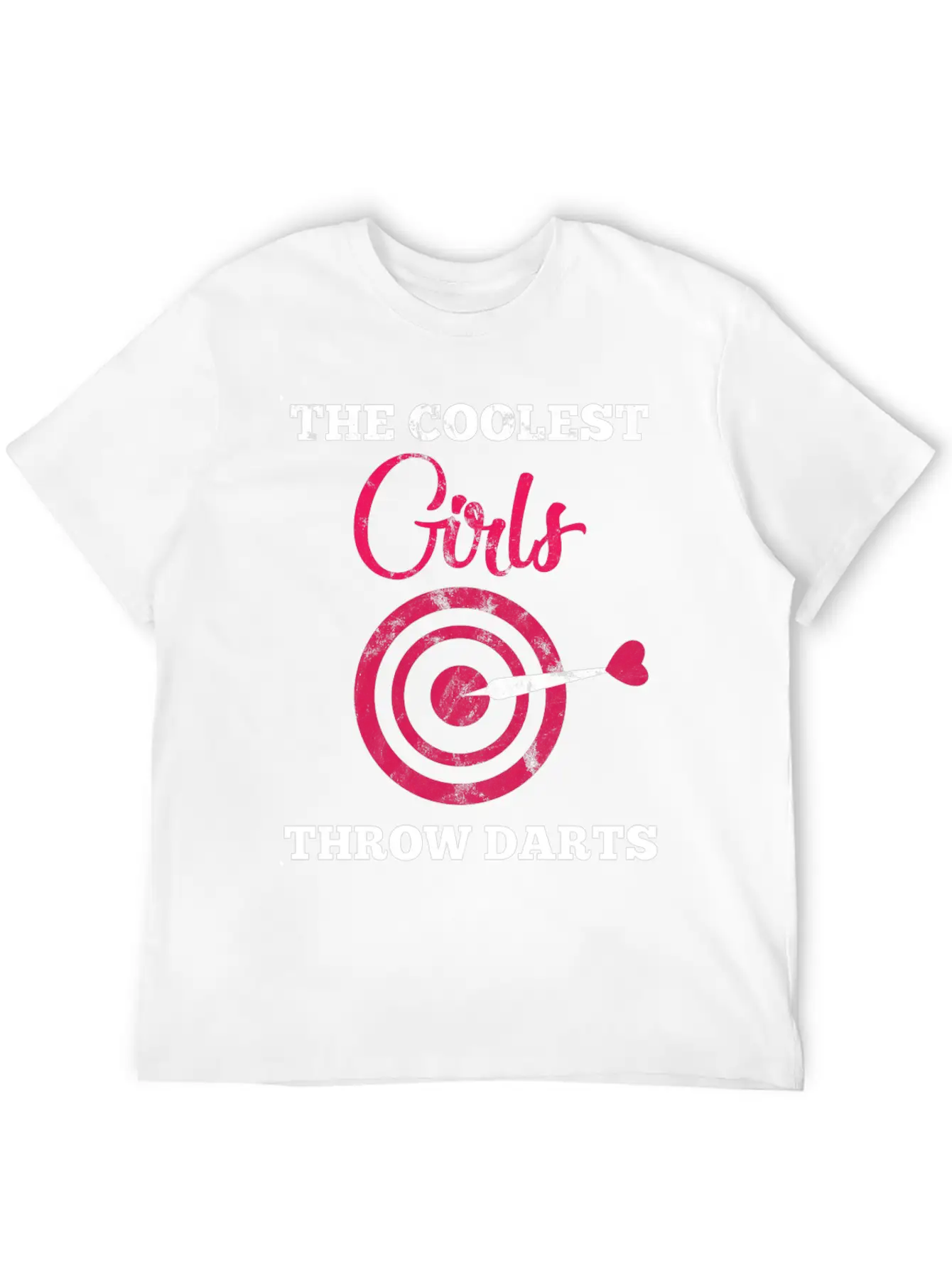 Dart Girl - Arrow - Bullseye - Triple - Gift Breathable Soft Cotton T-Shirt – Timeless Casual Look