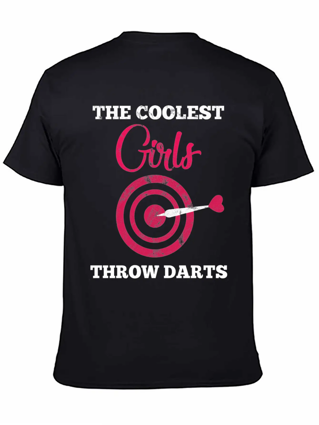 Dart Girl - Arrow - Bullseye - Triple - Gift Breathable Soft Cotton T-Shirt – Timeless Casual Look