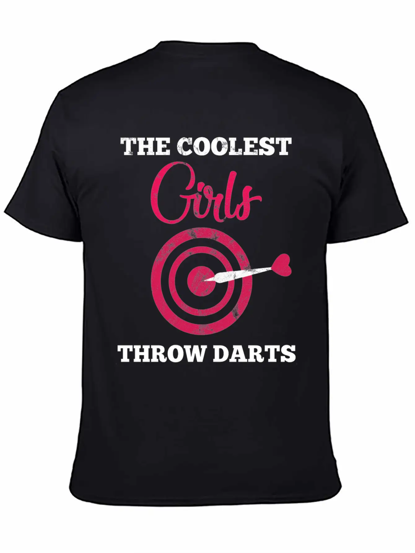 Dart Girl - Arrow - Bullseye - Triple - Gift Breathable Soft Cotton T-Shirt – Timeless Casual Look