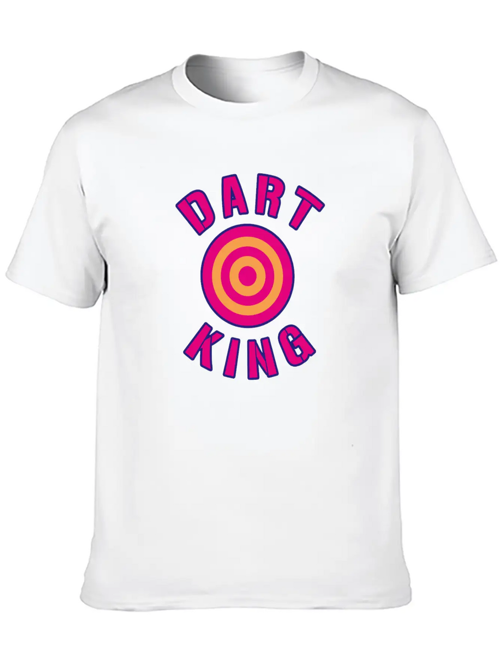 Dart King For Darts Sport Players Breathable Graphic T-Shirt – Perfect For Casual Days