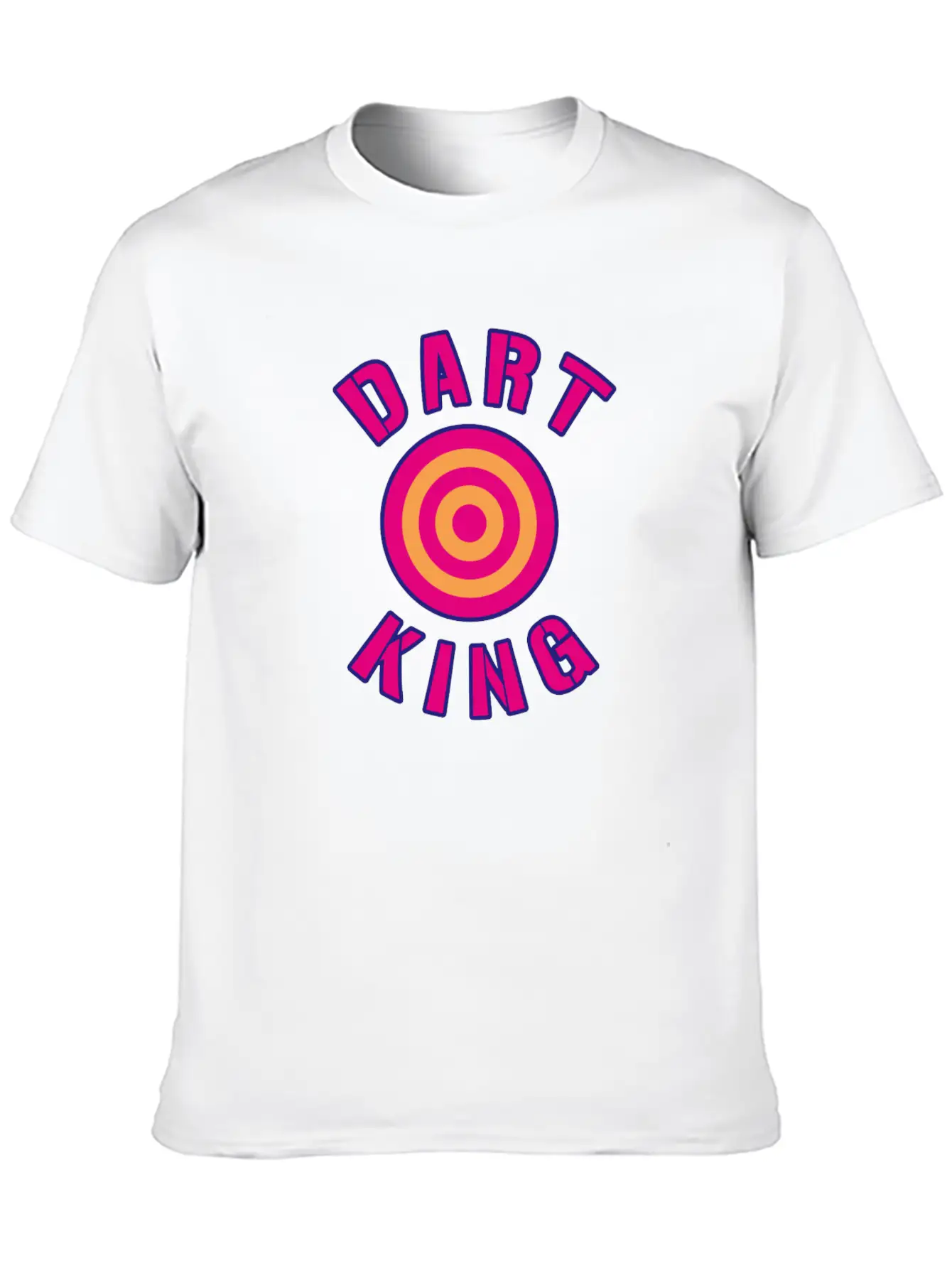 Dart King For Darts Sport Players Breathable Graphic T-Shirt – Perfect For Casual Days