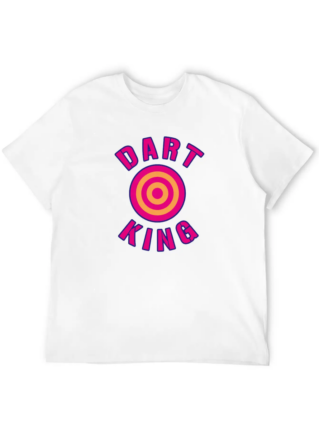 Dart King For Darts Sport Players Breathable Graphic T-Shirt – Perfect For Casual Days