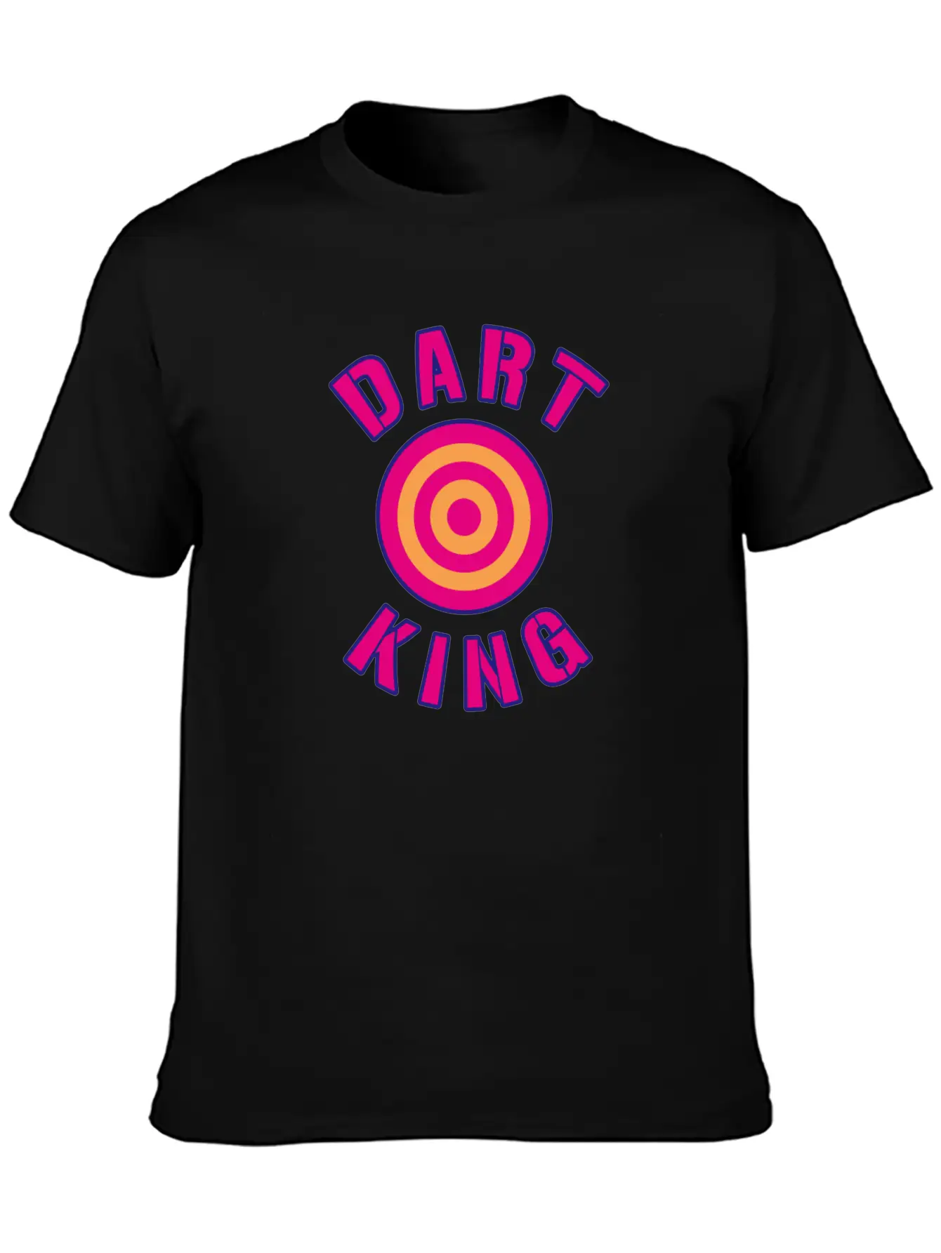 Dart King For Darts Sport Players Breathable Graphic T-Shirt – Perfect For Casual Days