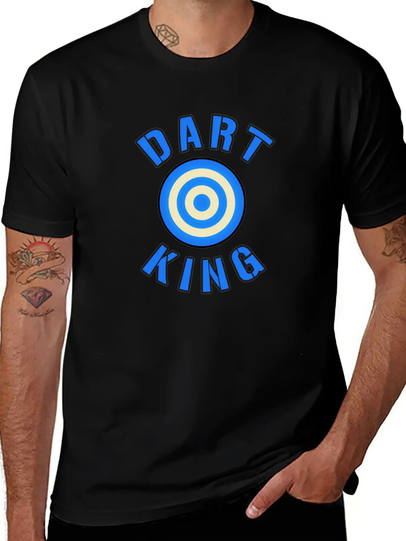 Dart King For Darts Sport Players Sports Arrow Unisex Casual T-Shirt – Clean Design For Daily Comfort
