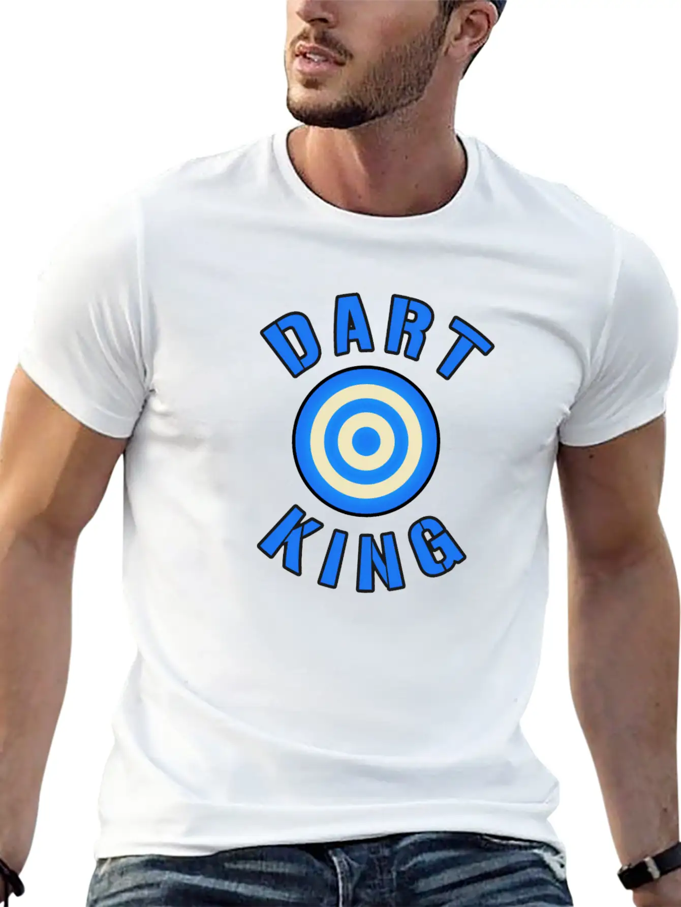 Dart King For Darts Sport Players Sports Arrow Unisex Casual T-Shirt – Clean Design For Daily Comfort