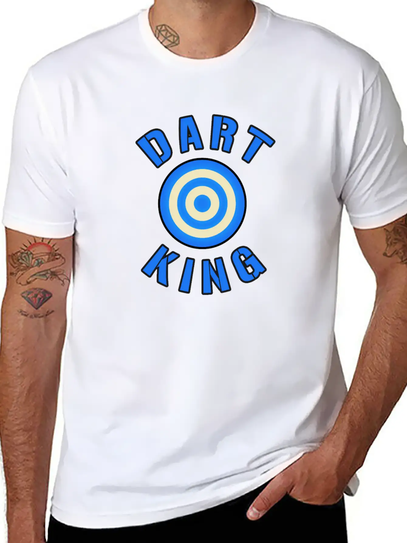 Dart King For Darts Sport Players Sports Arrow Unisex Casual T-Shirt – Clean Design For Daily Comfort