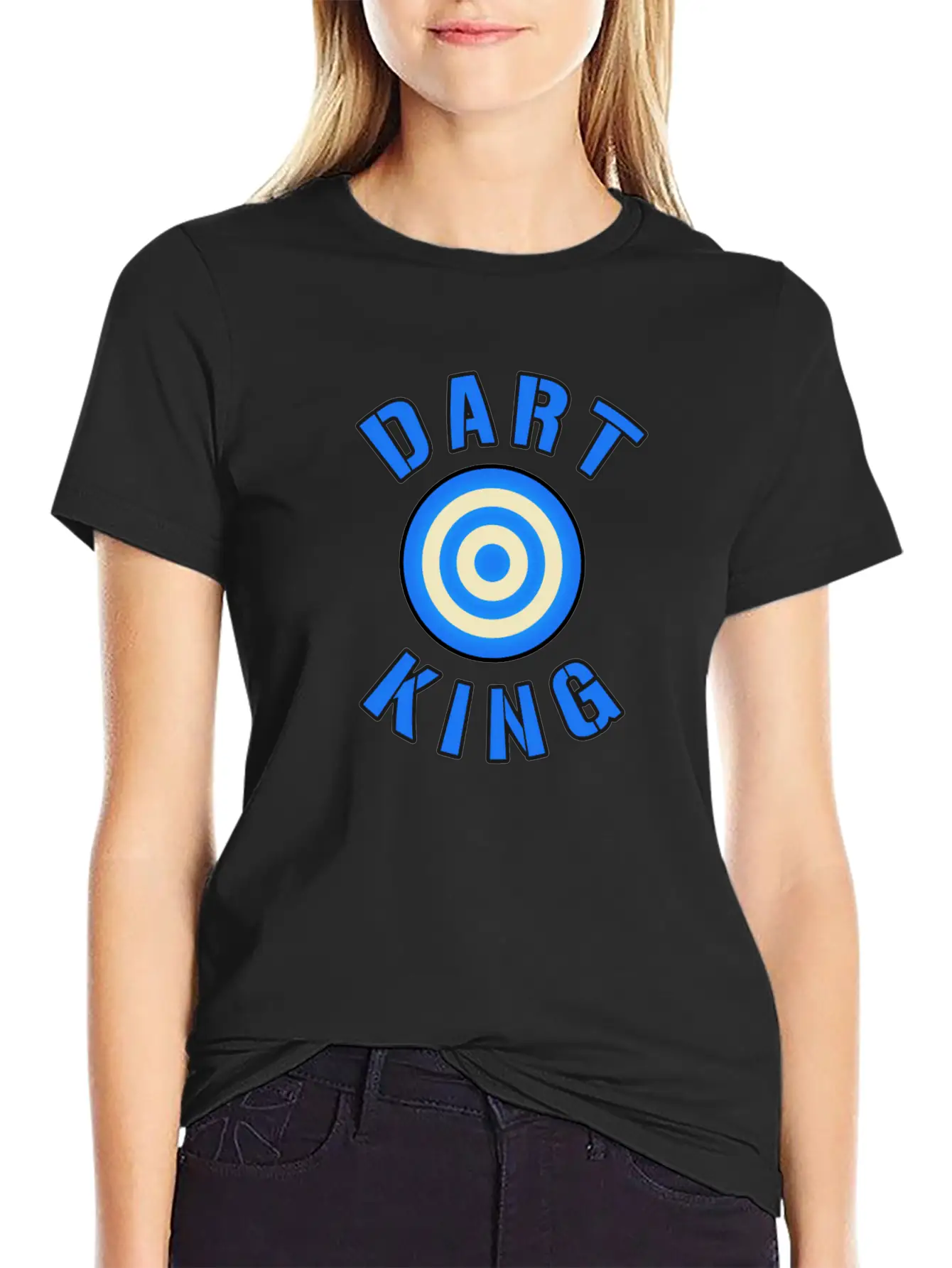 Dart King For Darts Sport Players Sports Arrow Unisex Casual T-Shirt – Clean Design For Daily Comfort