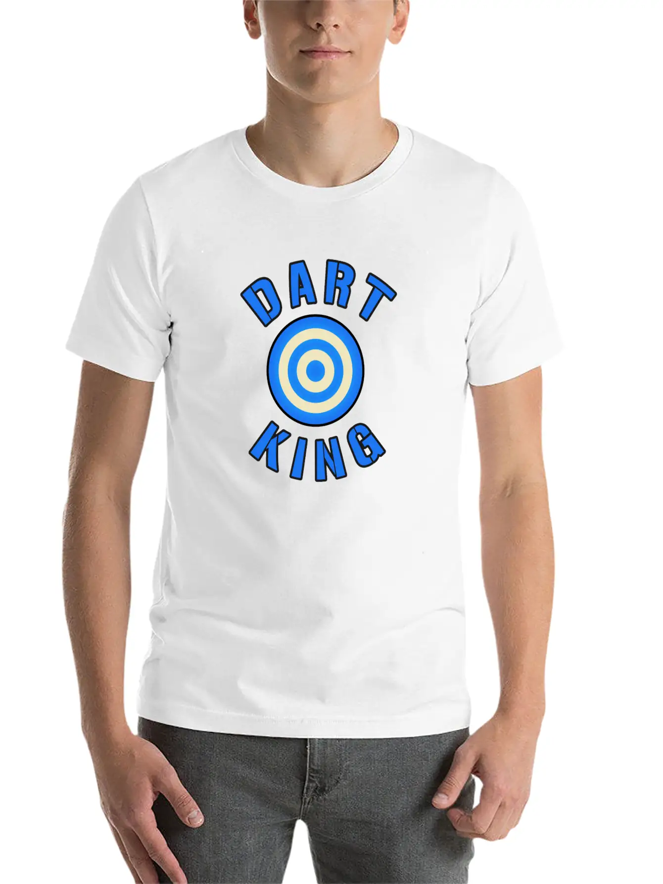 Dart King For Darts Sport Players Sports Arrow Unisex Casual T-Shirt – Clean Design For Daily Comfort
