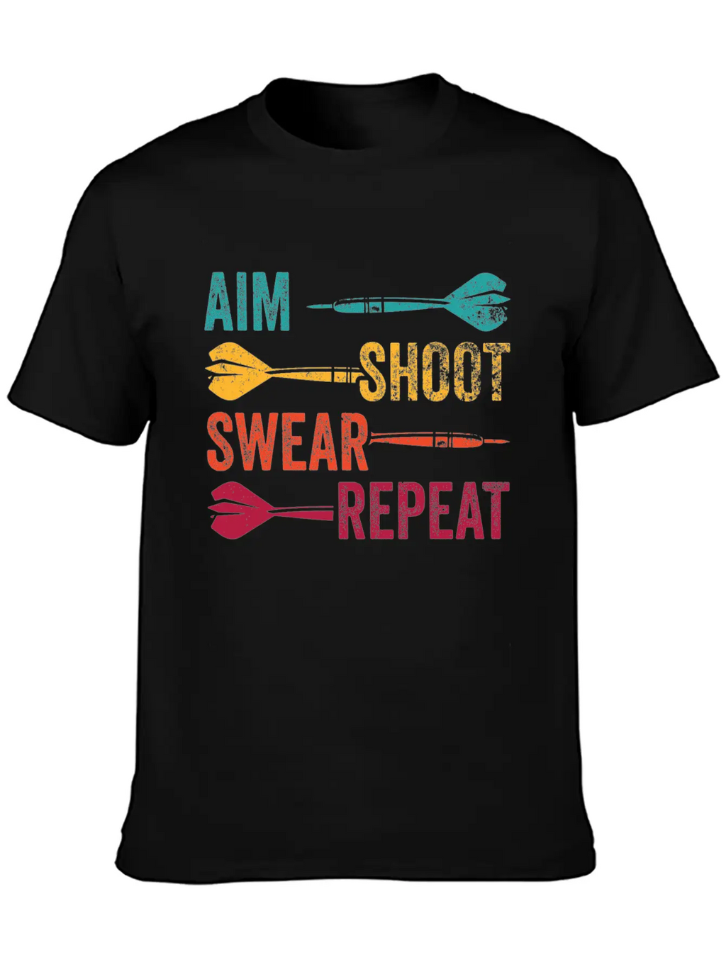 Dart Sport Club, Dartboard, Arrow Sport Dart Unisex Casual T-Shirt – Clean Design For Daily Comfort