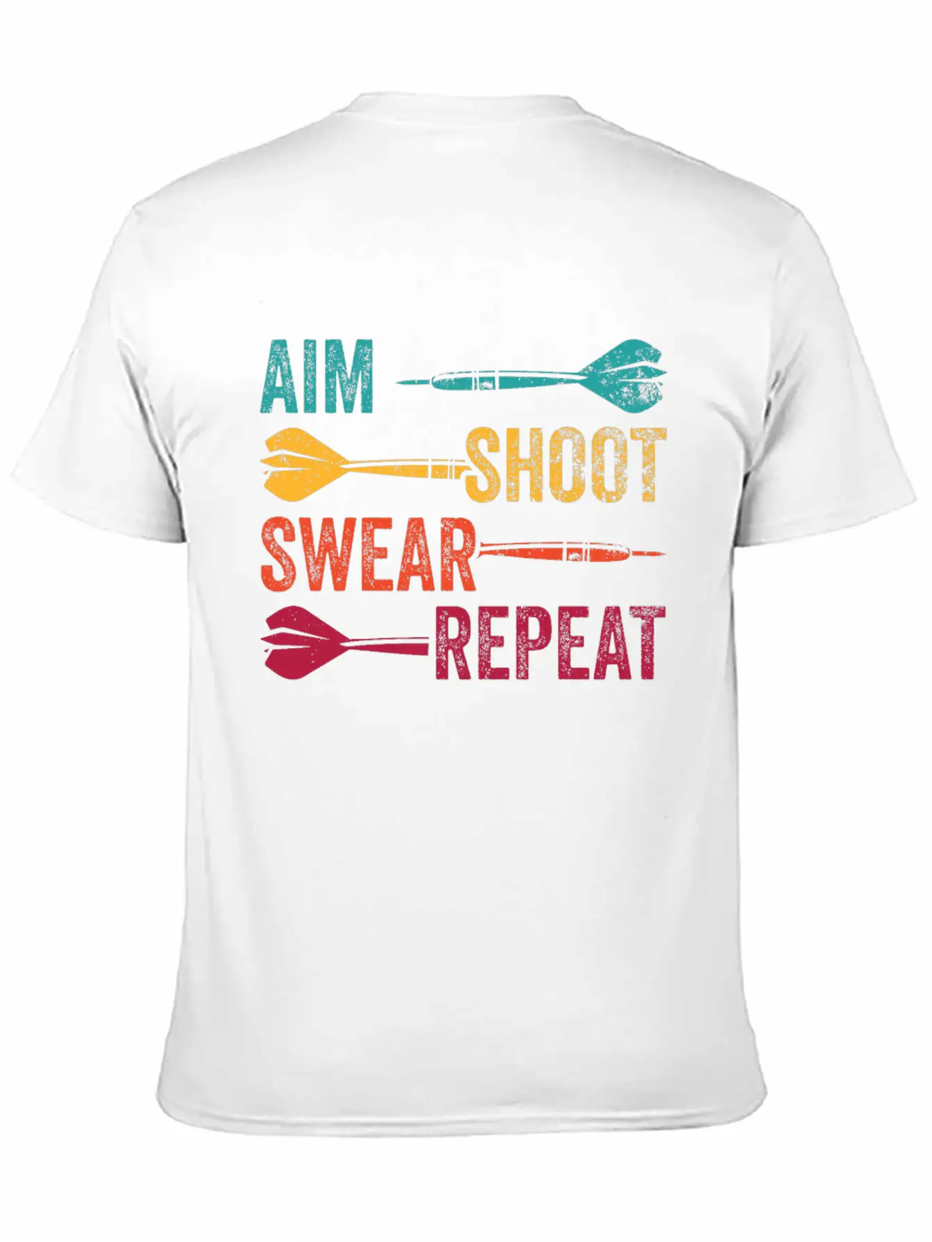 Dart Sport Club, Dartboard, Arrow Sport Dart Unisex Casual T-Shirt – Clean Design For Daily Comfort