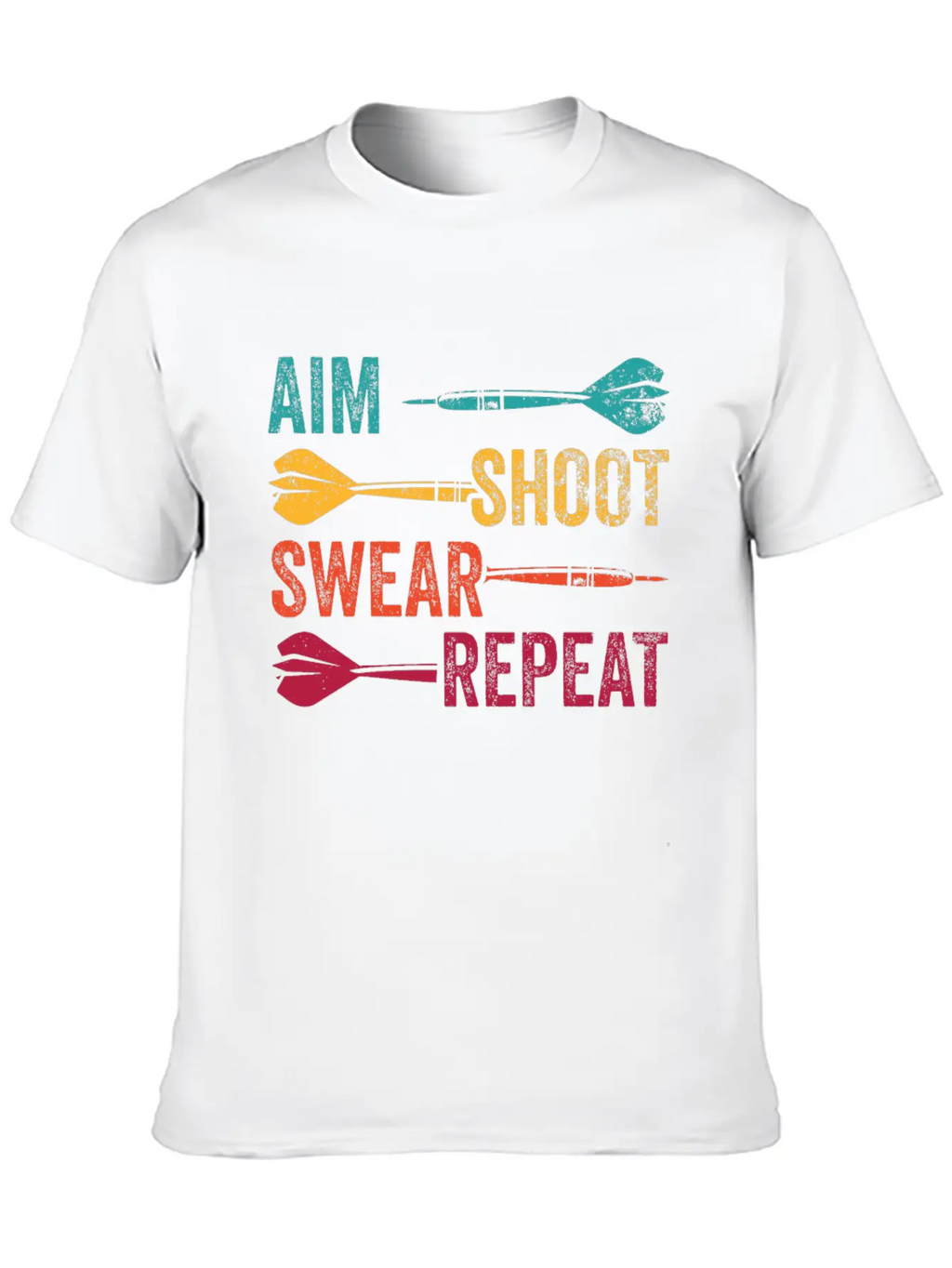 Dart Sport Club, Dartboard, Arrow Sport Dart Unisex Casual T-Shirt – Clean Design For Daily Comfort