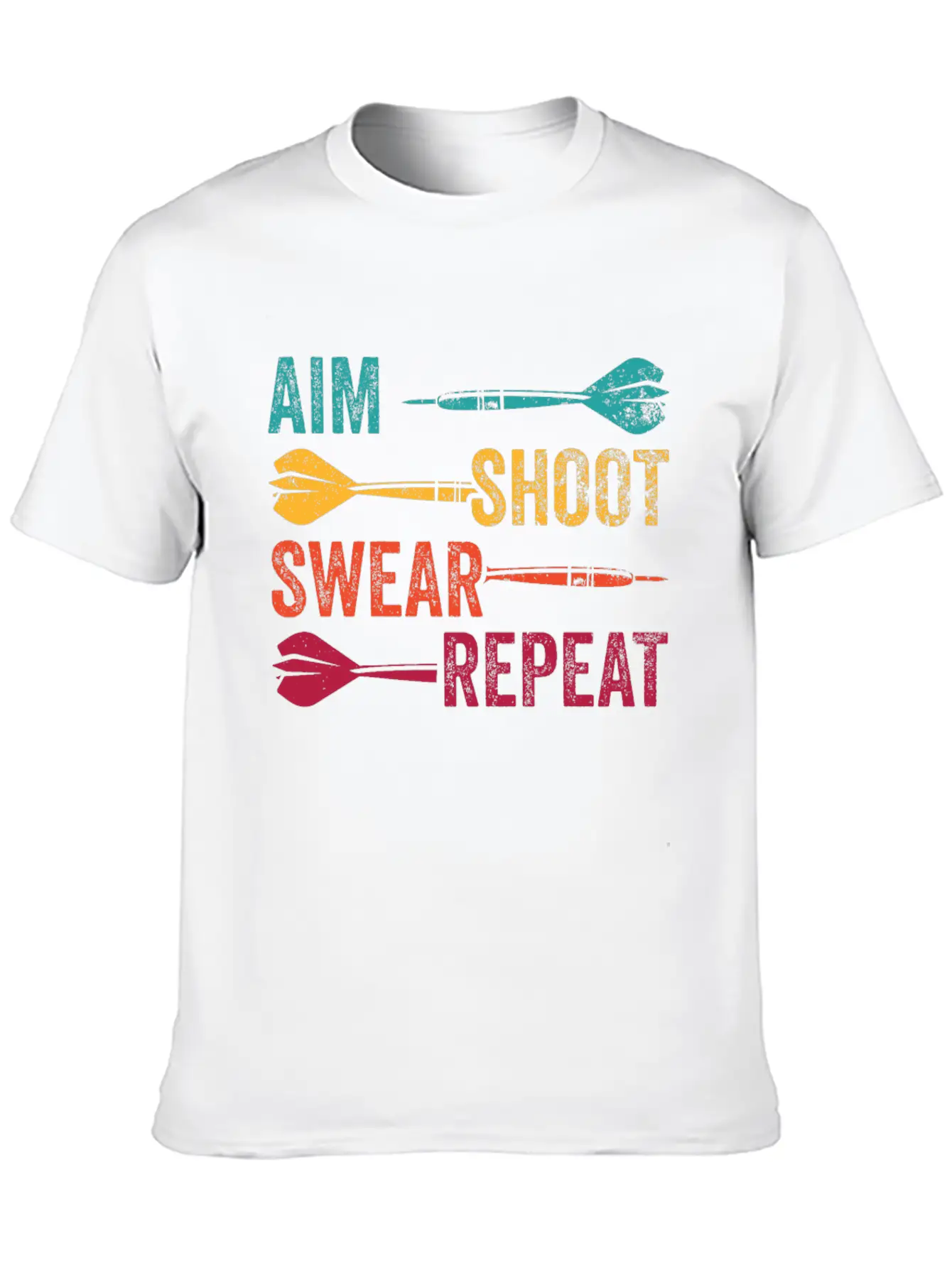 Dart Sport Club, Dartboard, Arrow Sport Dart Unisex Casual T-Shirt – Clean Design For Daily Comfort