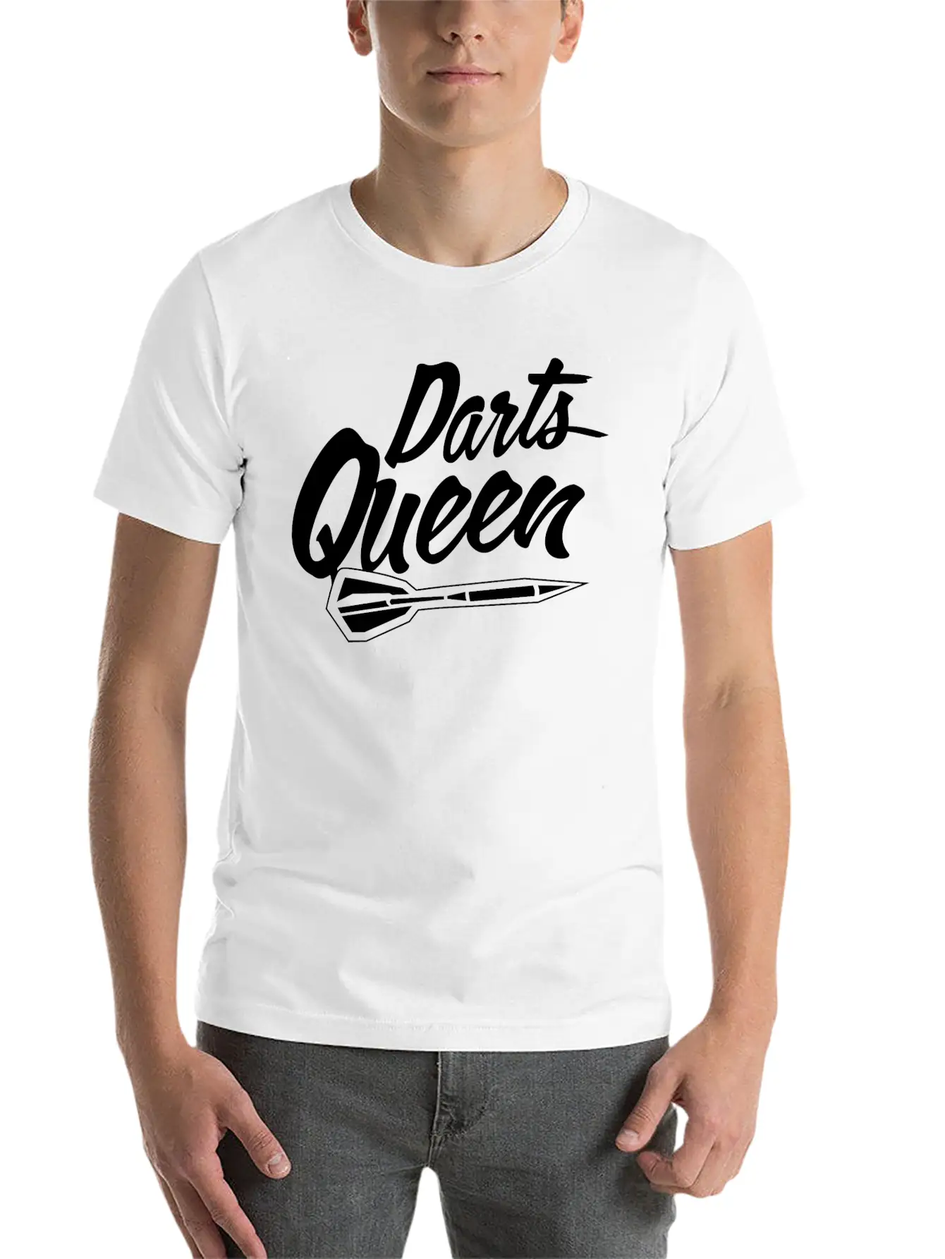 Darts Queen Darts League Dart Player Essential Cotton Tee For Daily Outfits – Unisex Style