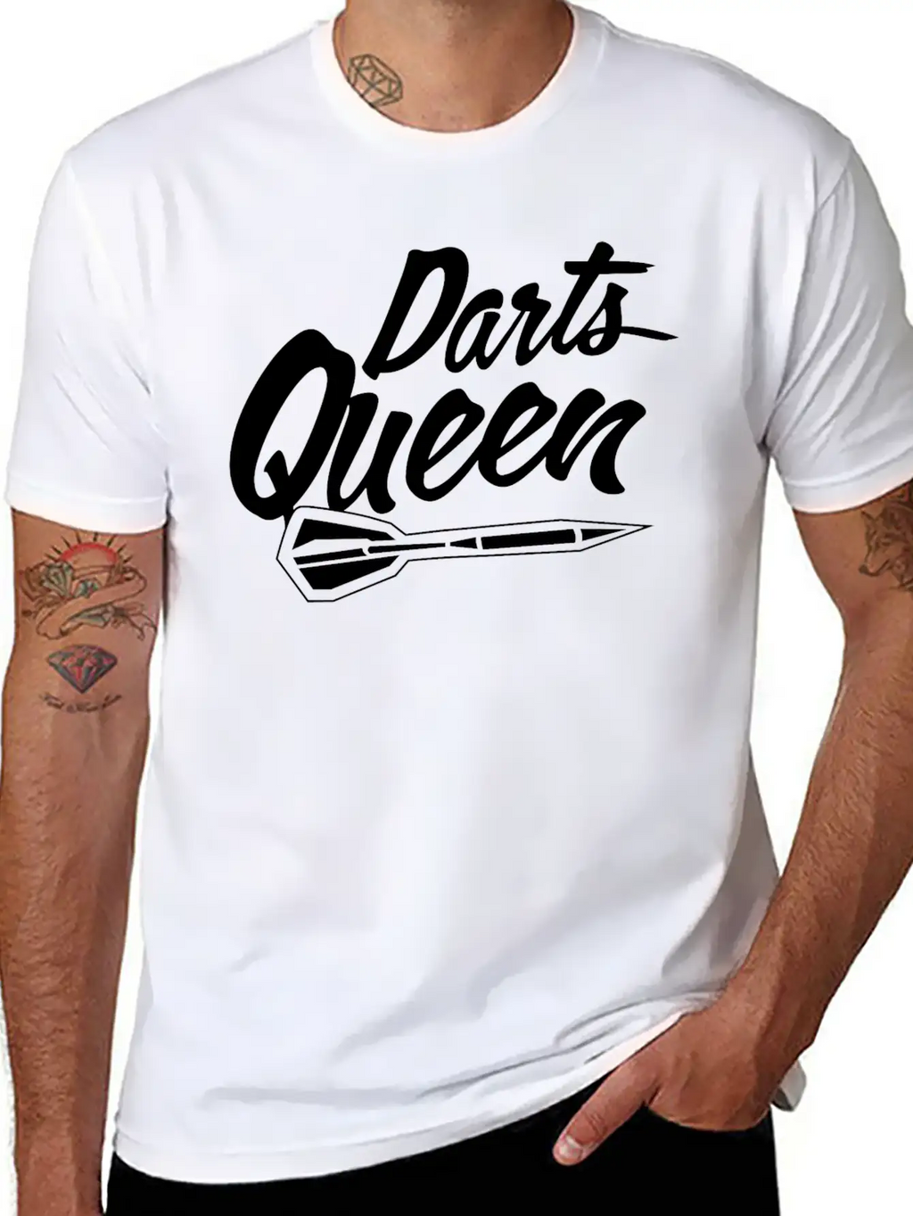 Darts Queen Darts League Dart Player Essential Cotton Tee For Daily Outfits – Unisex Style