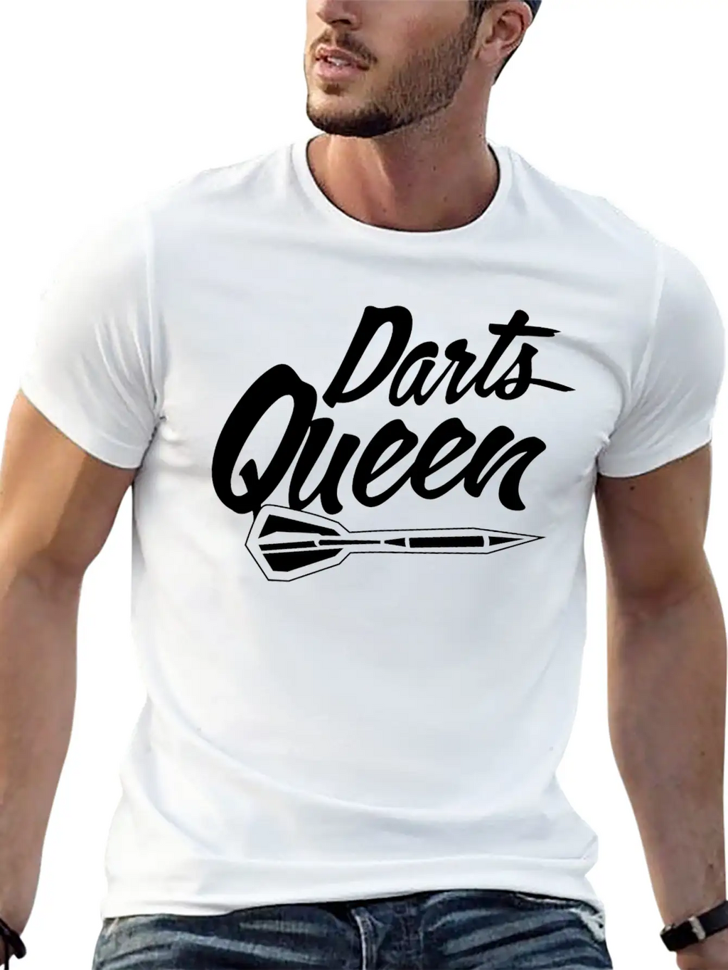 Darts Queen Darts League Dart Player Essential Cotton Tee For Daily Outfits – Unisex Style
