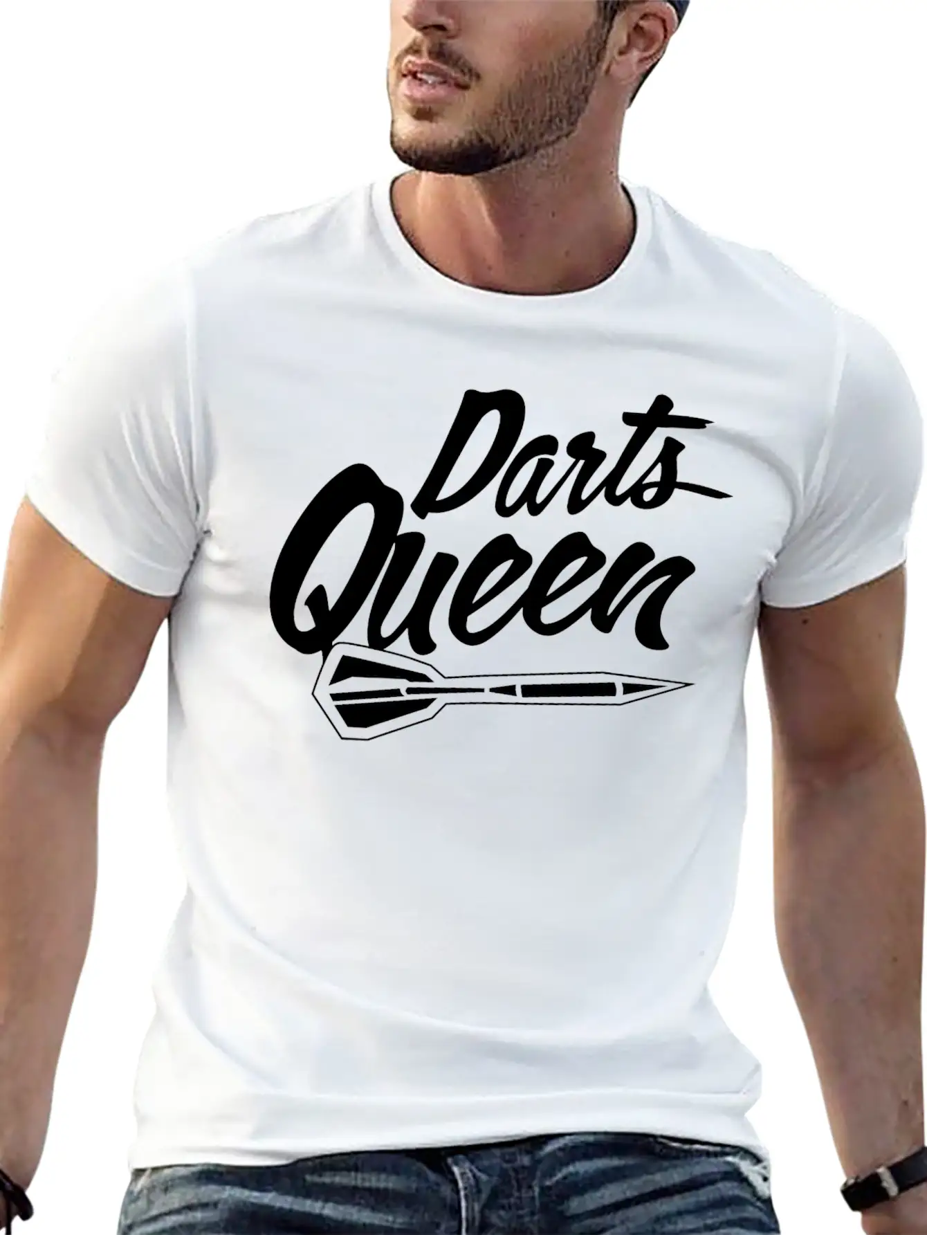 Darts Queen Darts League Dart Player Essential Cotton Tee For Daily Outfits – Unisex Style