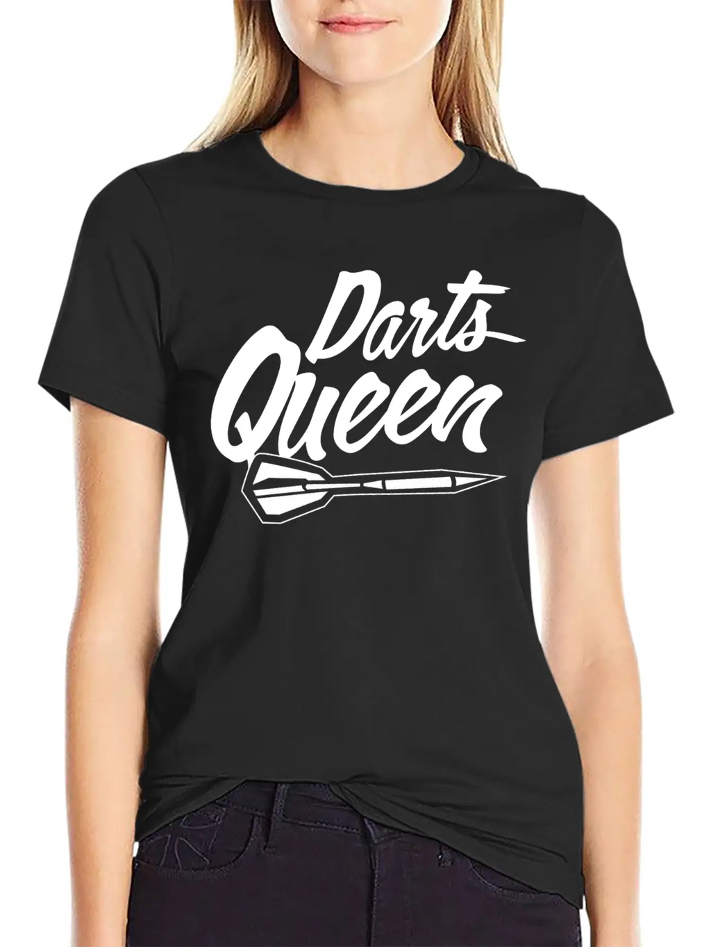 Darts Queen Darts League Dart Player Essential Cotton Tee For Daily Outfits – Unisex Style