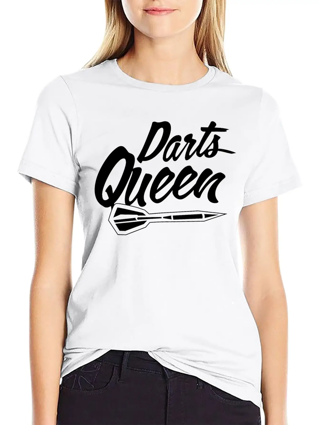 Darts Queen Darts League Dart Player Essential Cotton Tee For Daily Outfits – Unisex Style