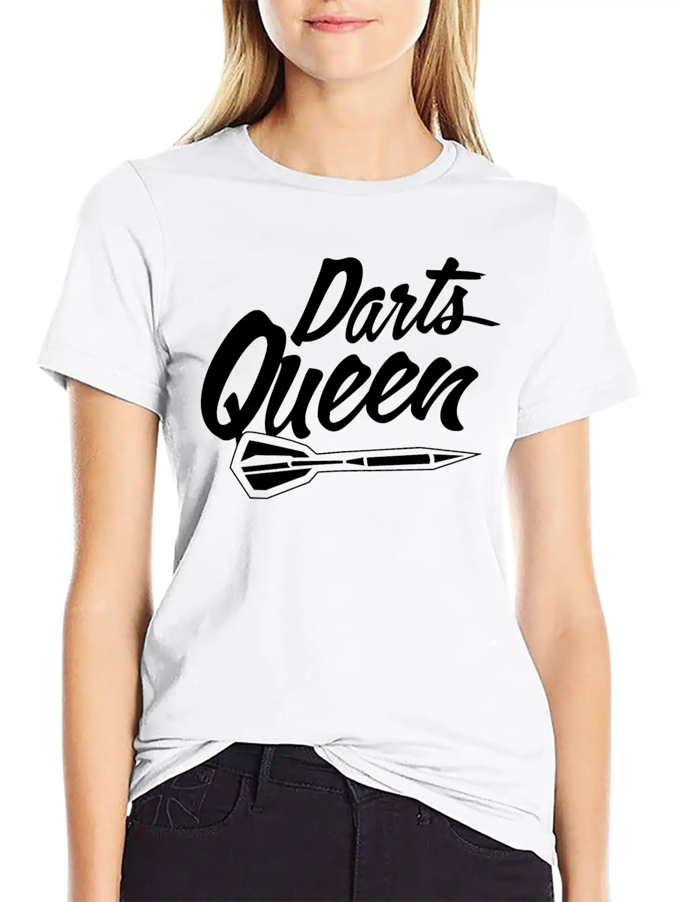 Darts Queen Darts League Dart Player Essential Cotton Tee For Daily Outfits – Unisex Style