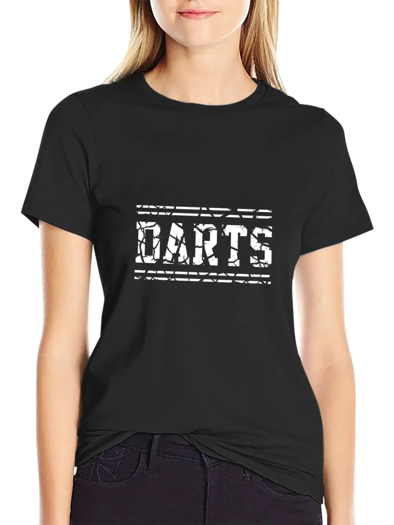 Darts Unisex Short Sleeve Soft Cotton T-Shirt – Casual Everyday Wear