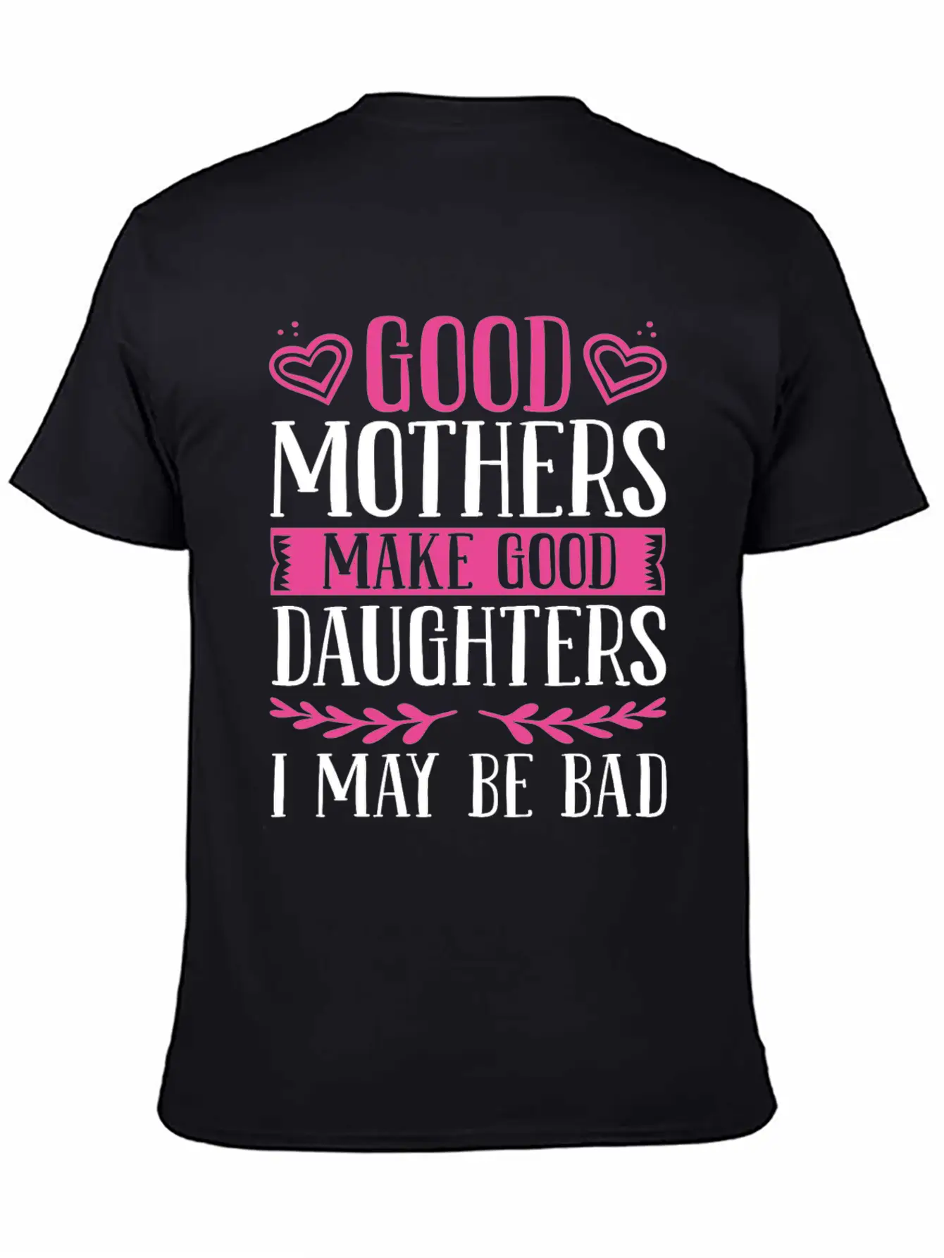 Daughter For Mom Mother And Daughter Matching Unisex Short Sleeve Soft Cotton T-Shirt – Casual Everyday Wear