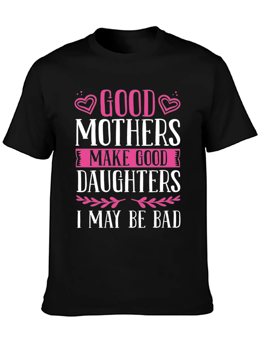 Daughter For Mom Mother And Daughter Matching Unisex Short Sleeve Soft Cotton T-Shirt – Casual Everyday Wear