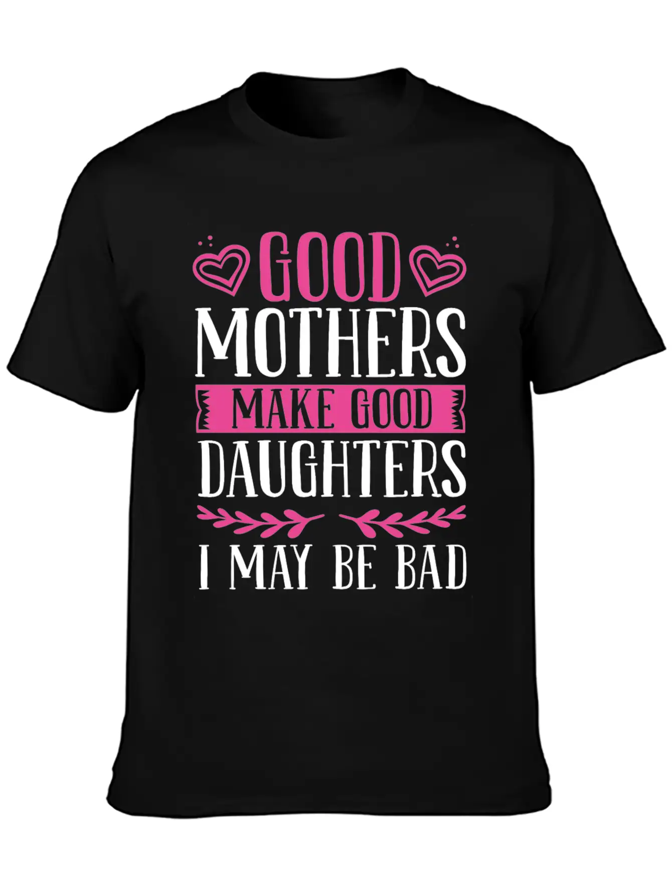 Daughter For Mom Mother And Daughter Matching Unisex Short Sleeve Soft Cotton T-Shirt – Casual Everyday Wear