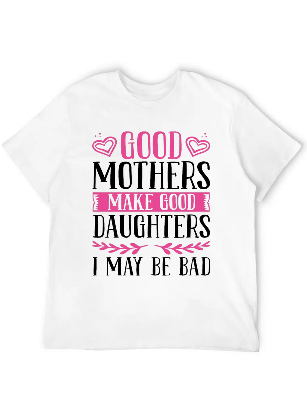 Daughter For Mom Mother And Daughter Matching Unisex Short Sleeve Soft Cotton T-Shirt – Casual Everyday Wear