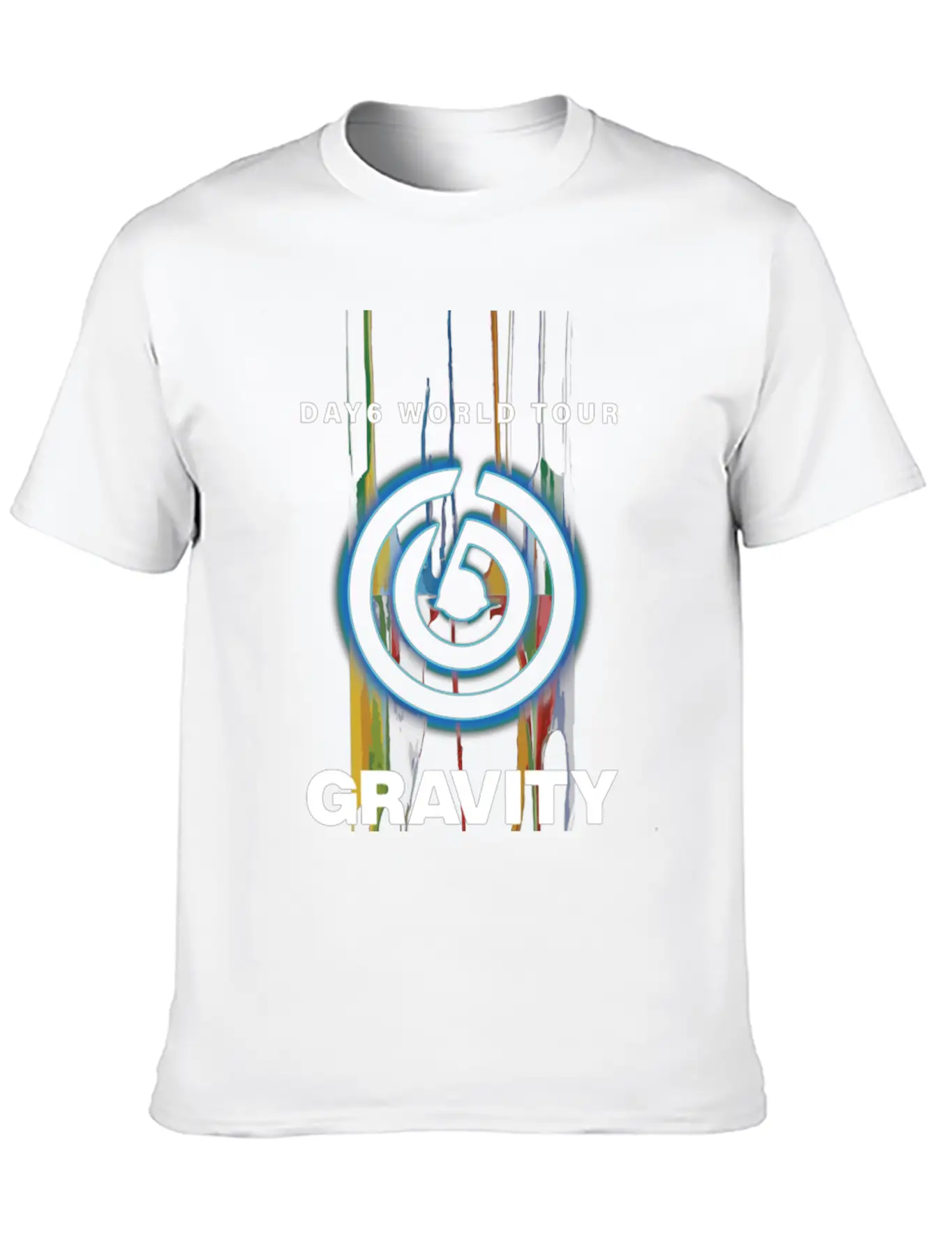 DAY6 World Tour Gravity T-Shirt Unisex Casual T-Shirt – Clean Design For Daily Comfort