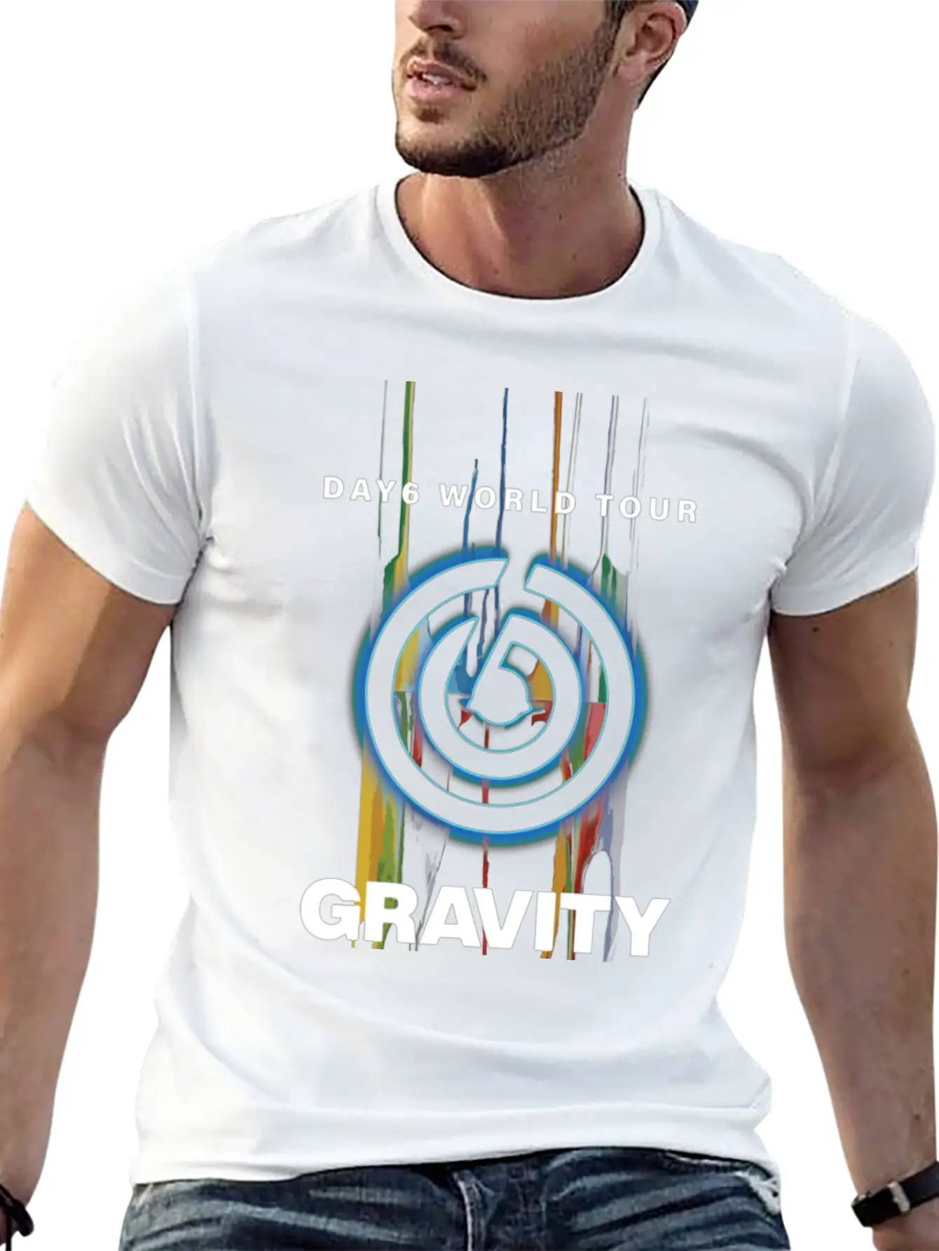 DAY6 World Tour Gravity T-Shirt Unisex Casual T-Shirt – Clean Design For Daily Comfort