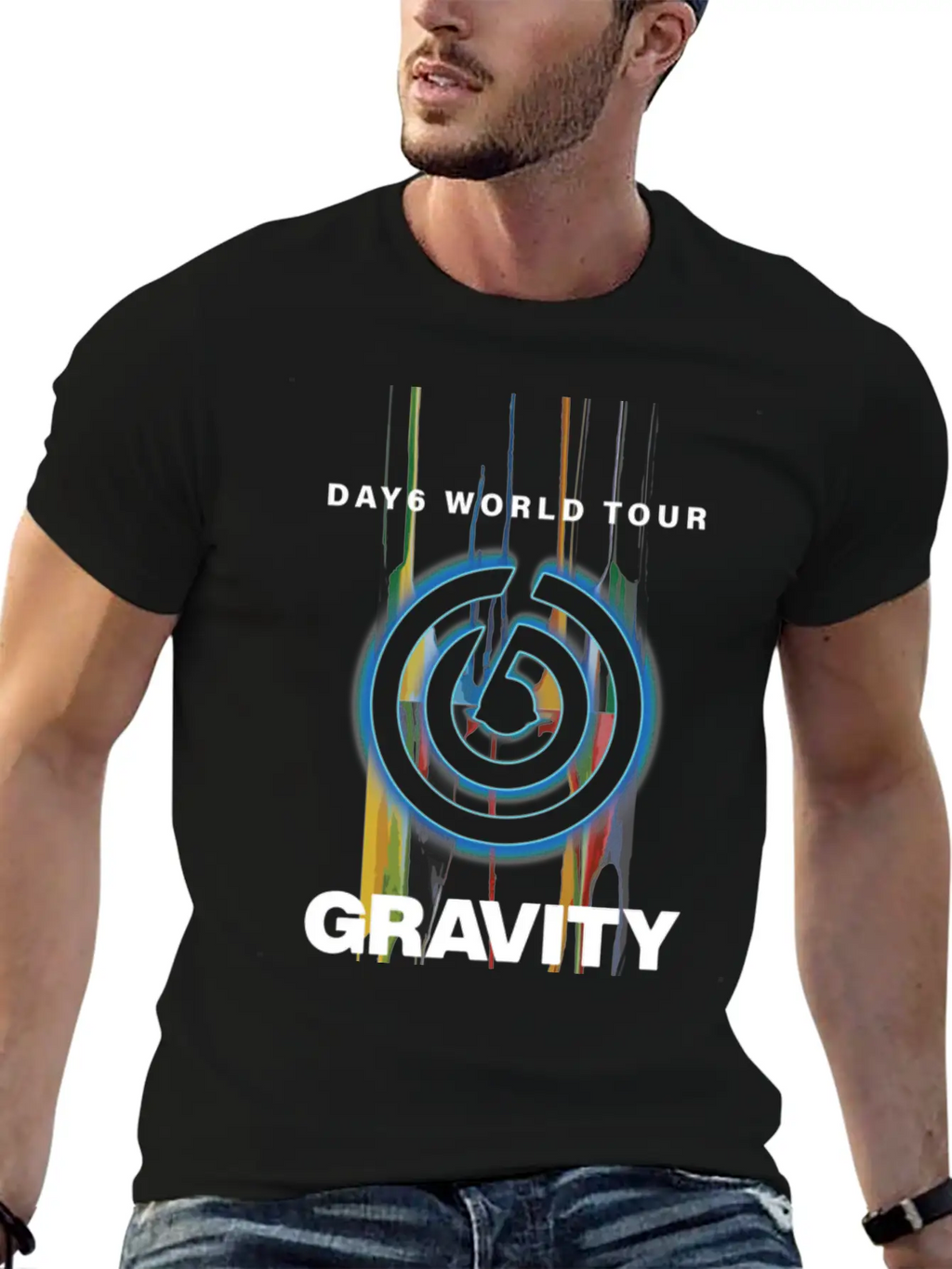 DAY6 World Tour Gravity T-Shirt Unisex Casual T-Shirt – Clean Design For Daily Comfort