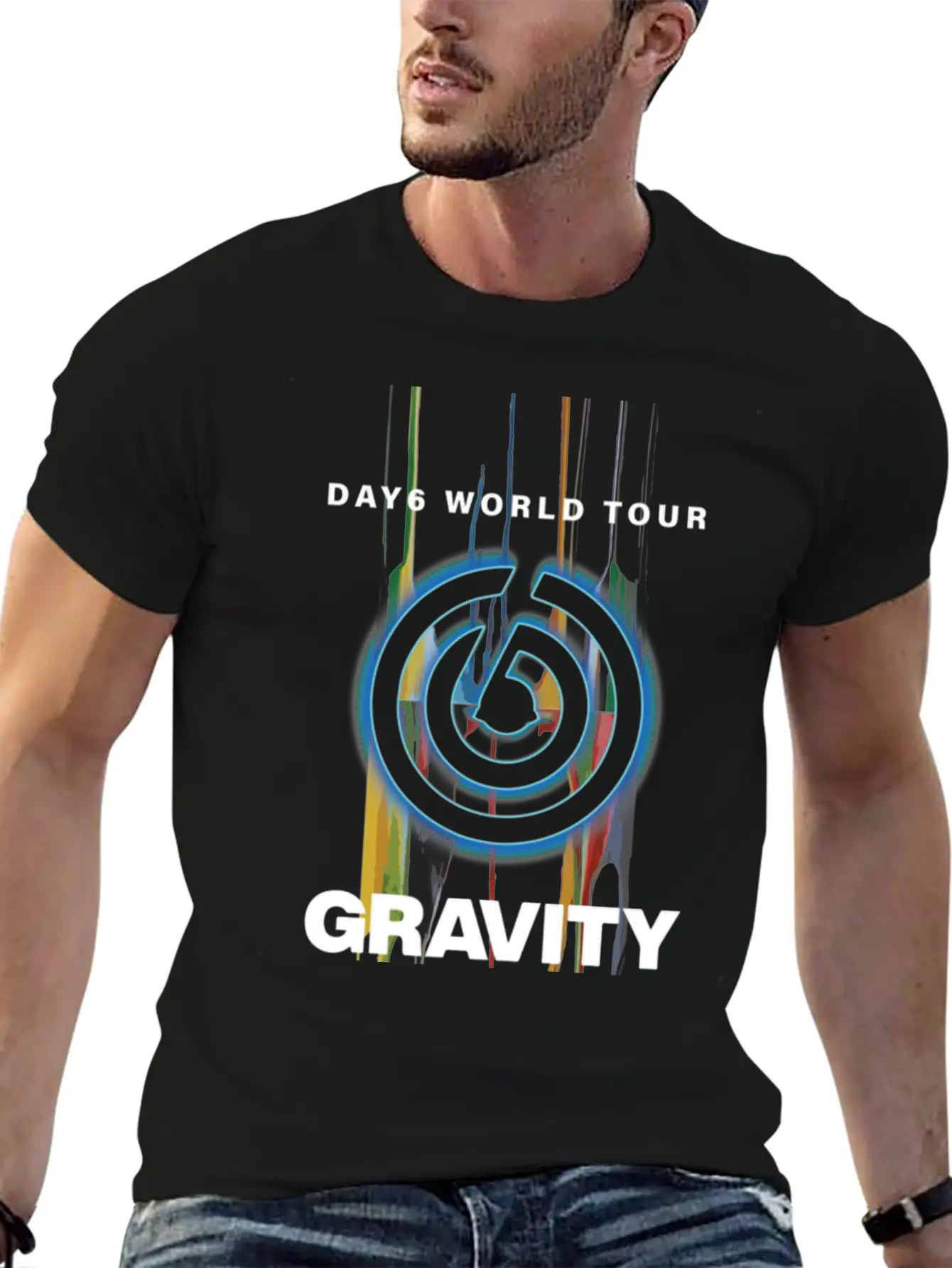 DAY6 World Tour Gravity T-Shirt Unisex Casual T-Shirt – Clean Design For Daily Comfort
