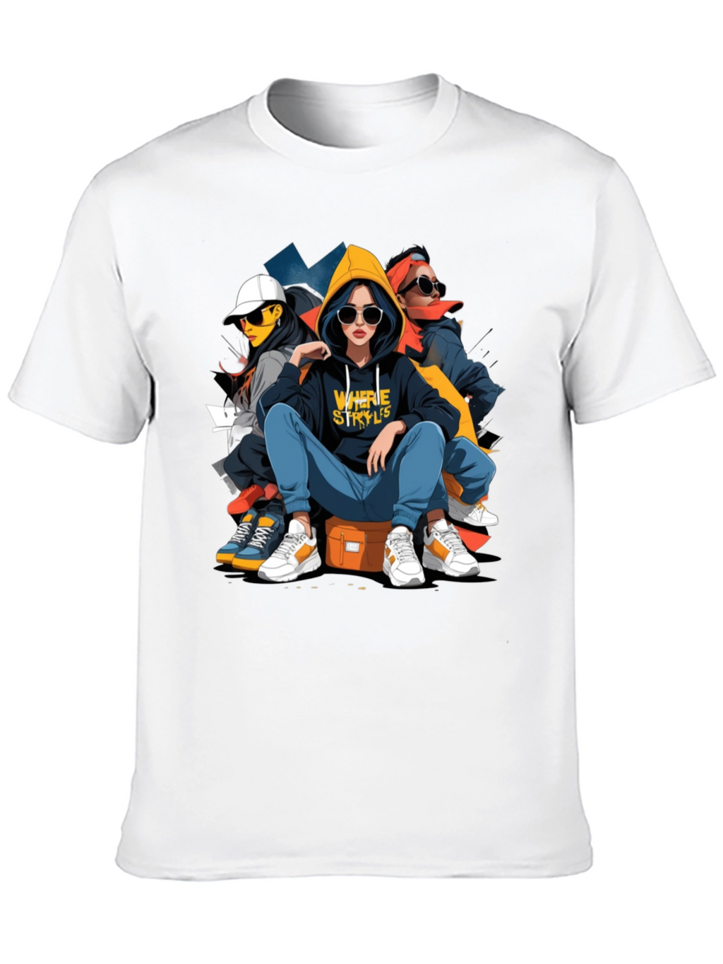 Stylish Graphic Print Tee