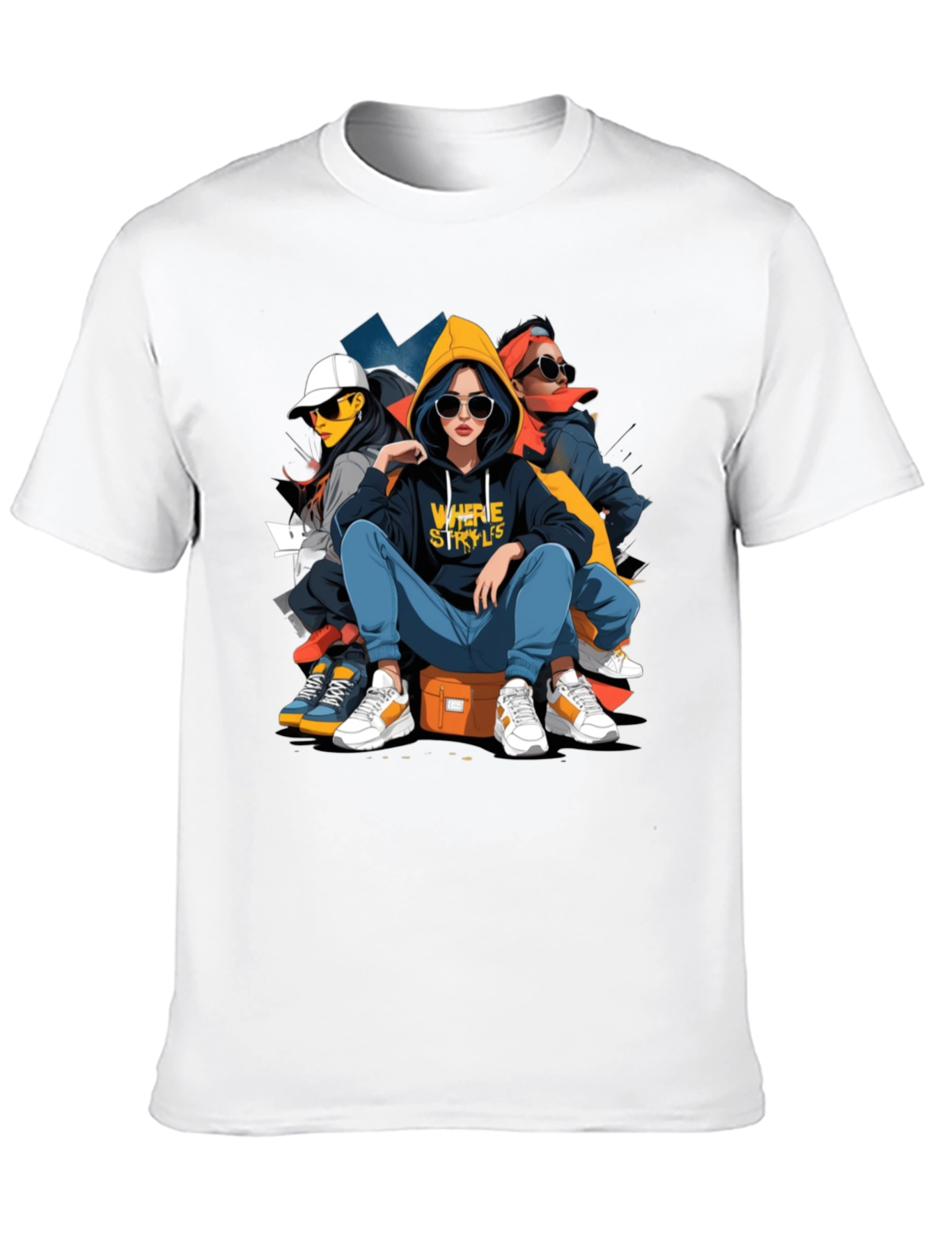 Stylish Graphic Print Tee