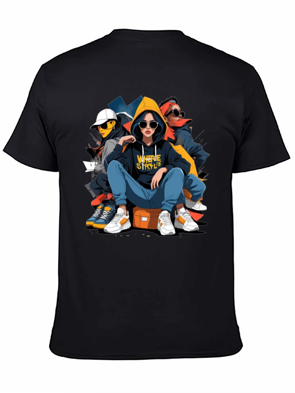 Stylish Graphic Print Tee