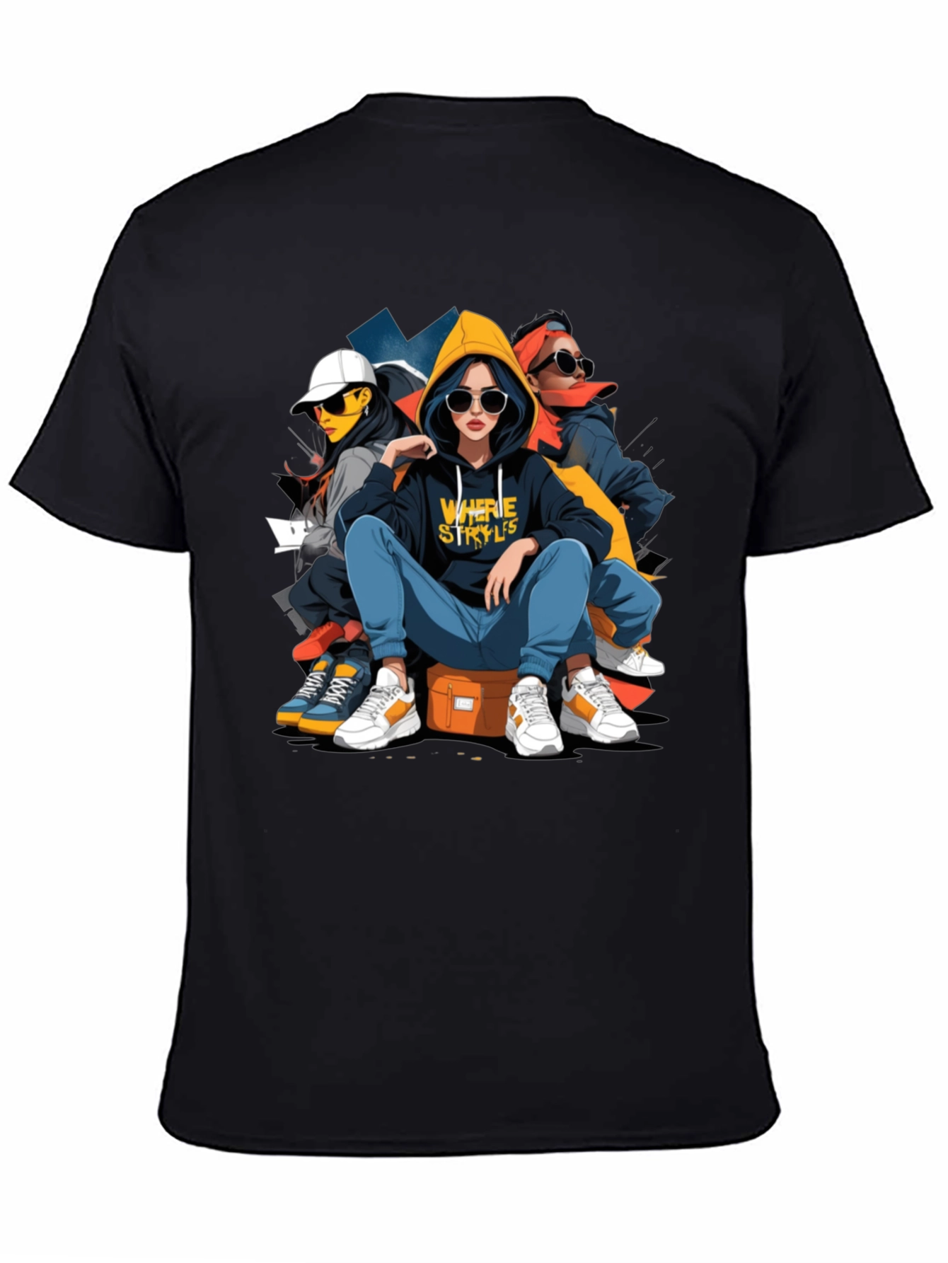 Stylish Graphic Print Tee