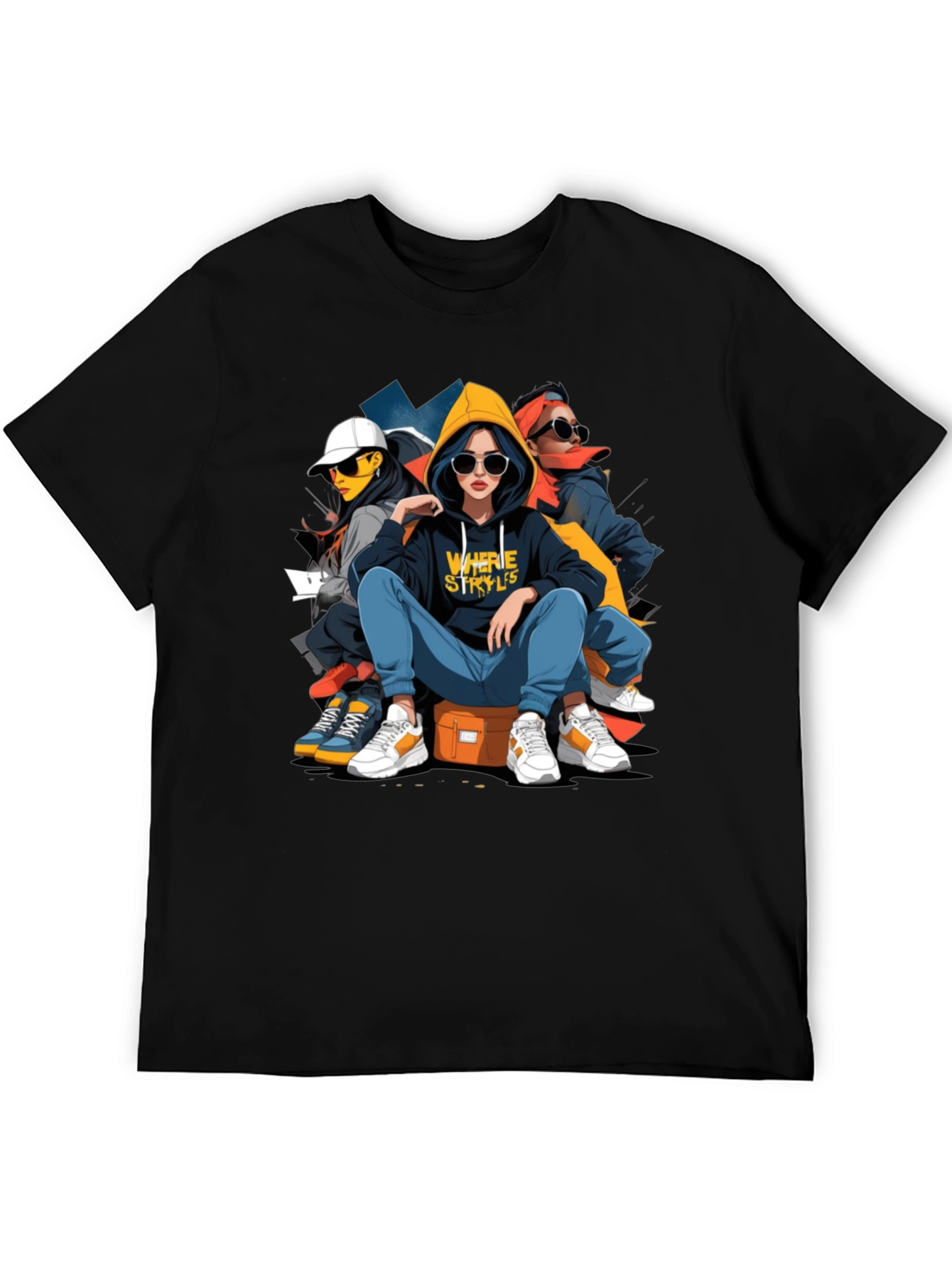 Stylish Graphic Print Tee