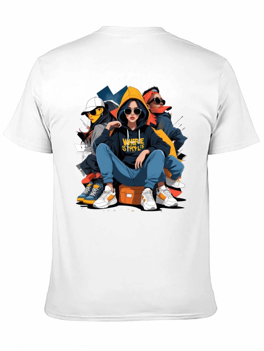 Stylish Graphic Print Tee