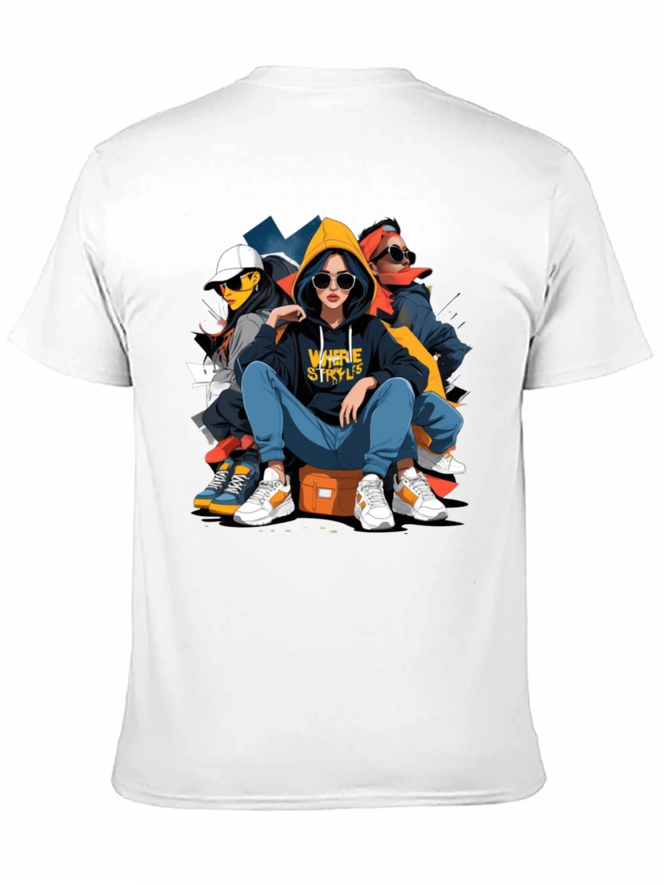 Stylish Graphic Print Tee