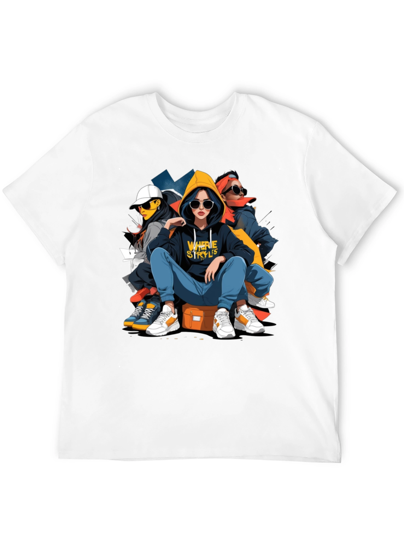 Stylish Graphic Print Tee