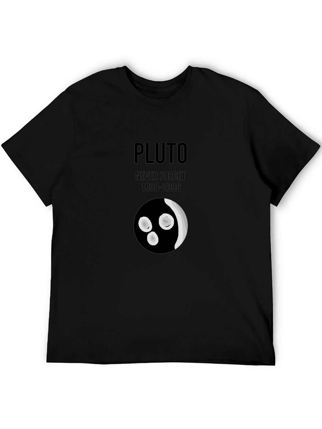 Pluto Never Forget T-Shirt - Retro Graphic Tee