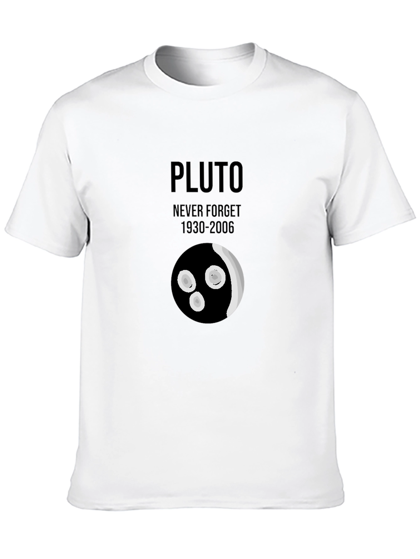 Pluto Never Forget T-Shirt - Retro Graphic Tee