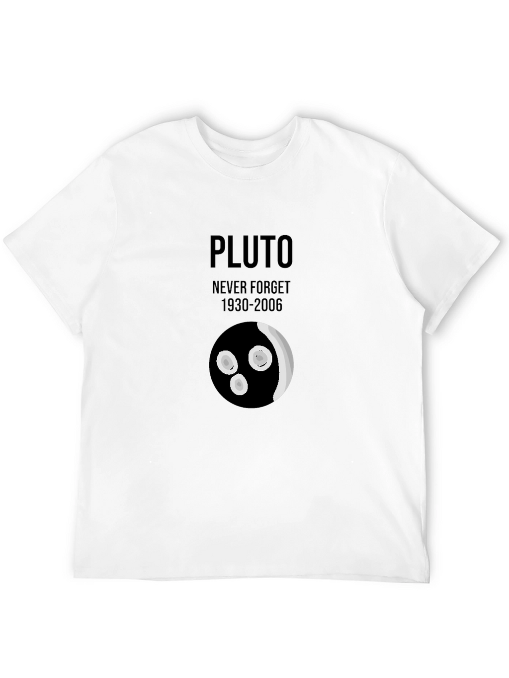 Pluto Never Forget T-Shirt - Retro Graphic Tee